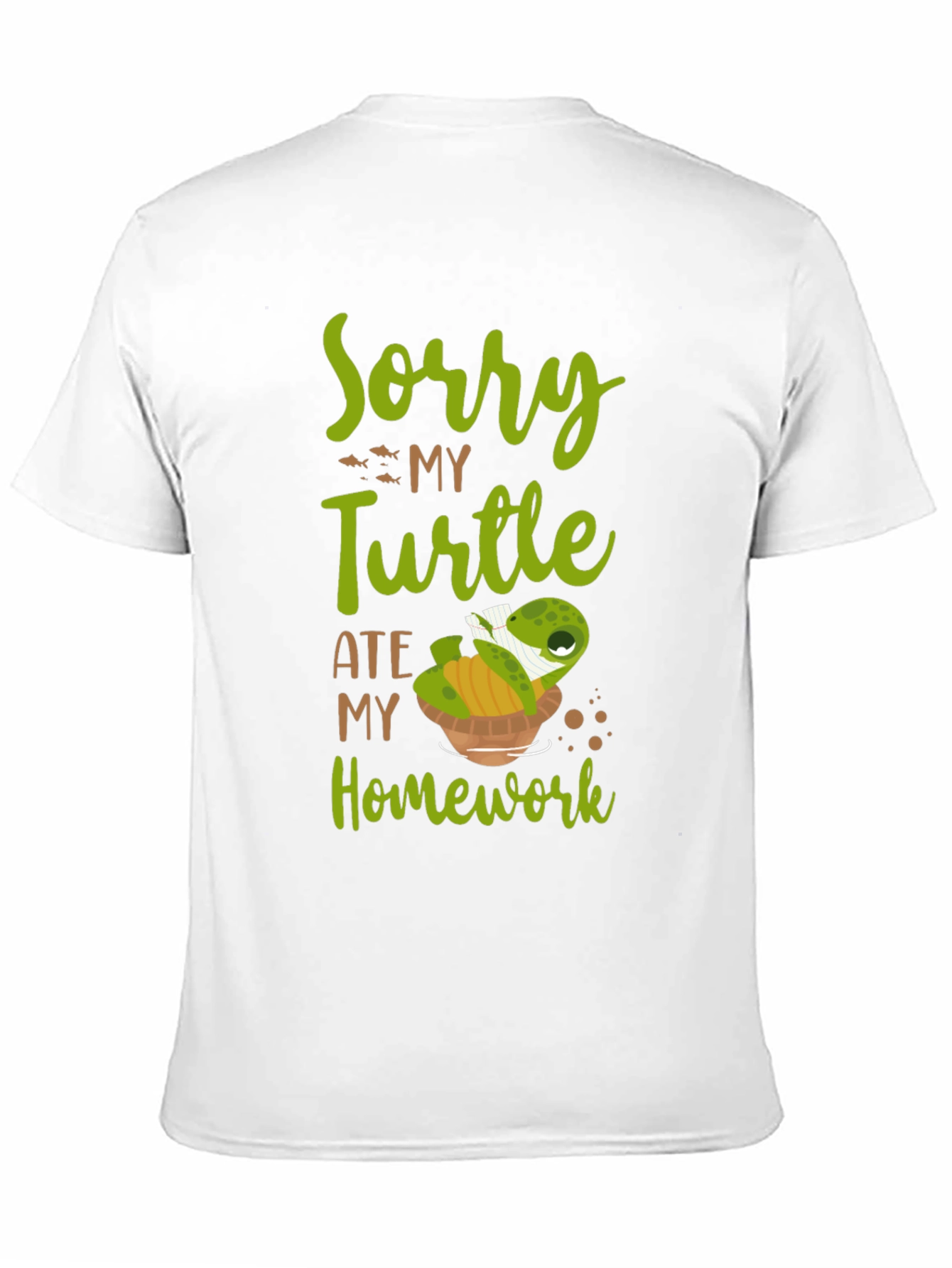 Sorry My Turtle Ate My Homework T-Shirt