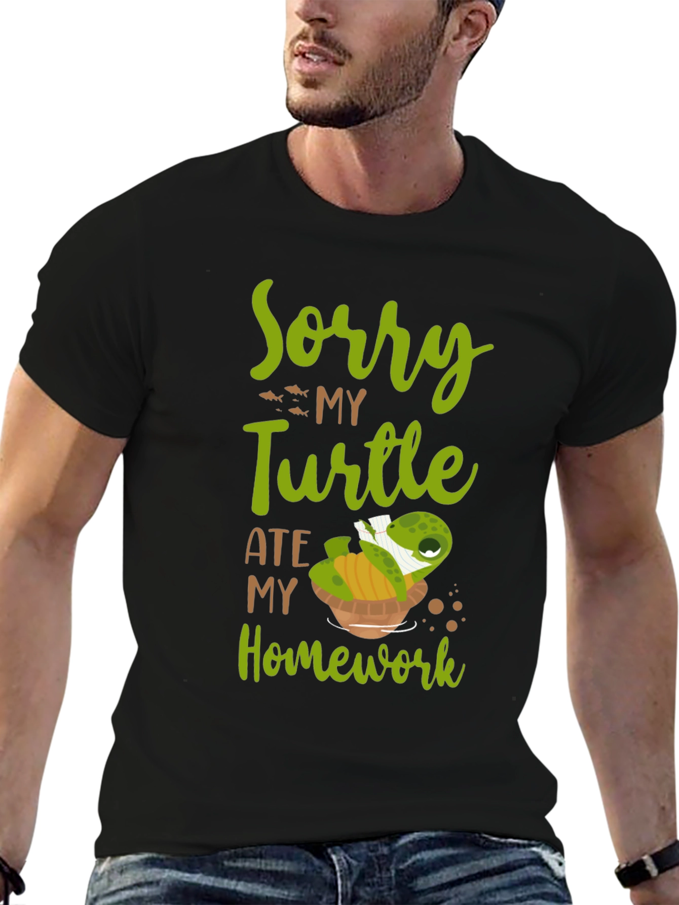 Sorry My Turtle Ate My Homework T-Shirt