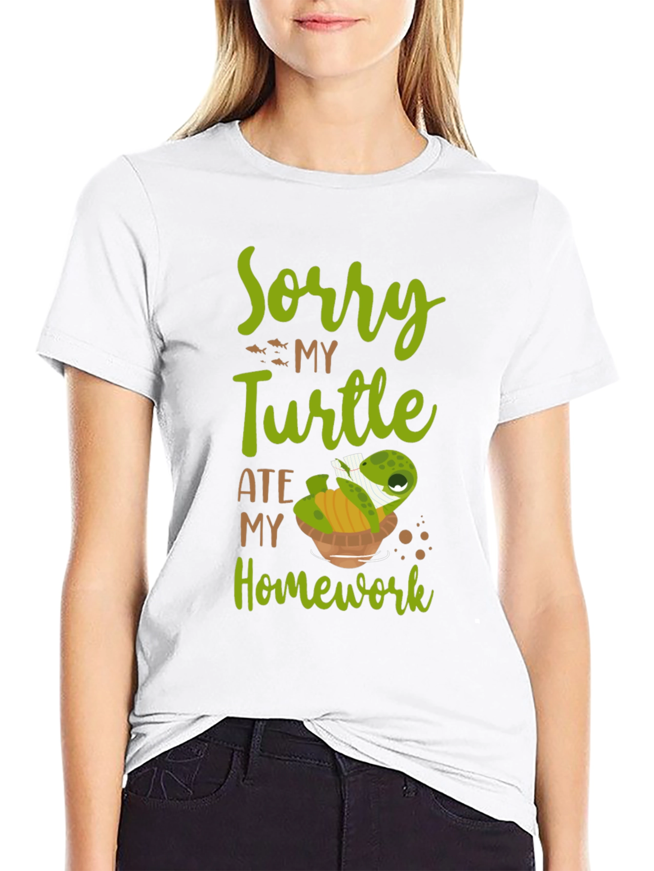 Sorry My Turtle Ate My Homework T-Shirt