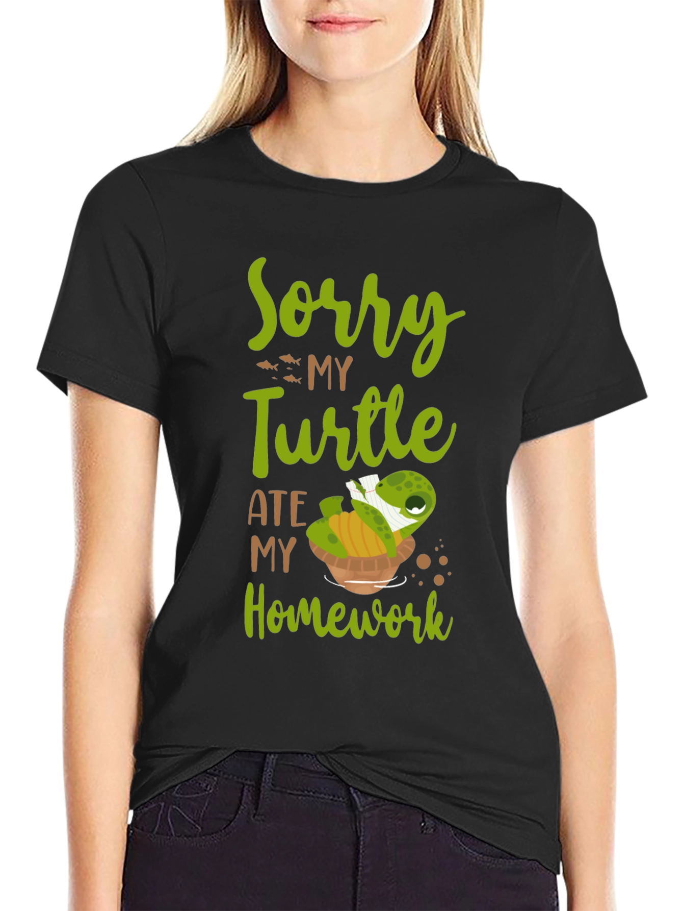 Sorry My Turtle Ate My Homework T-Shirt
