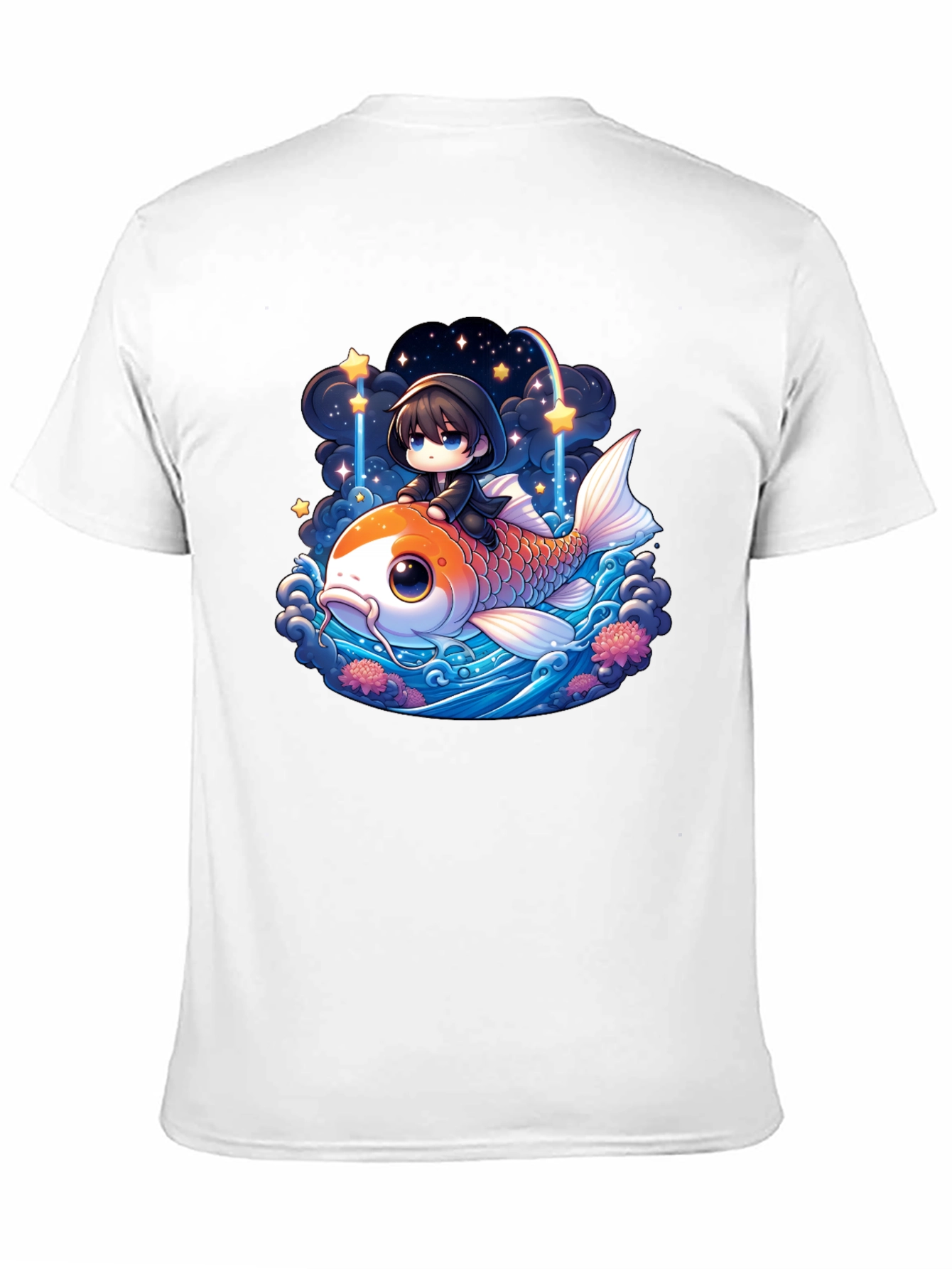 Koi Fish Anime Graphic Tee