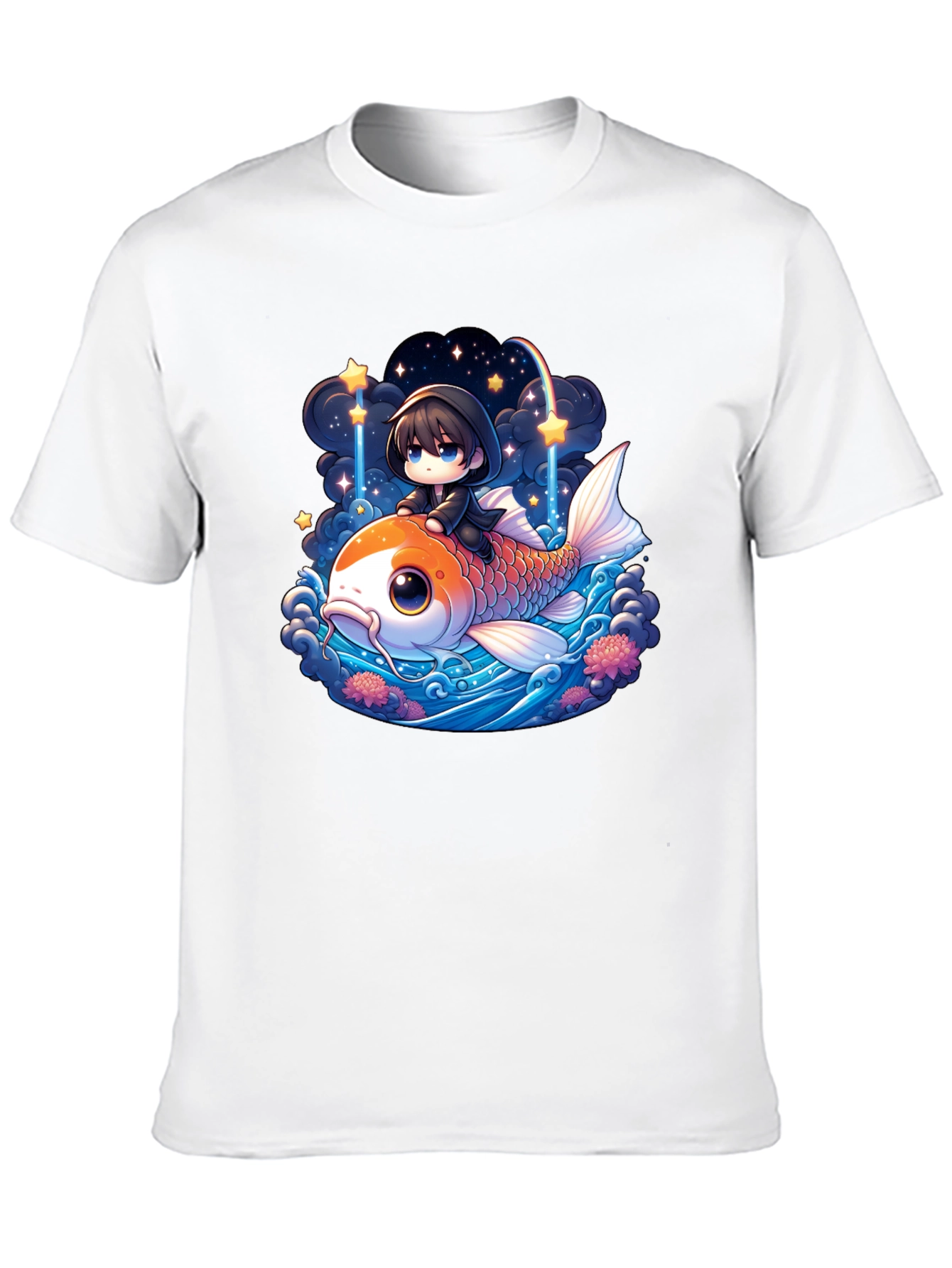 Koi Fish Anime Graphic Tee