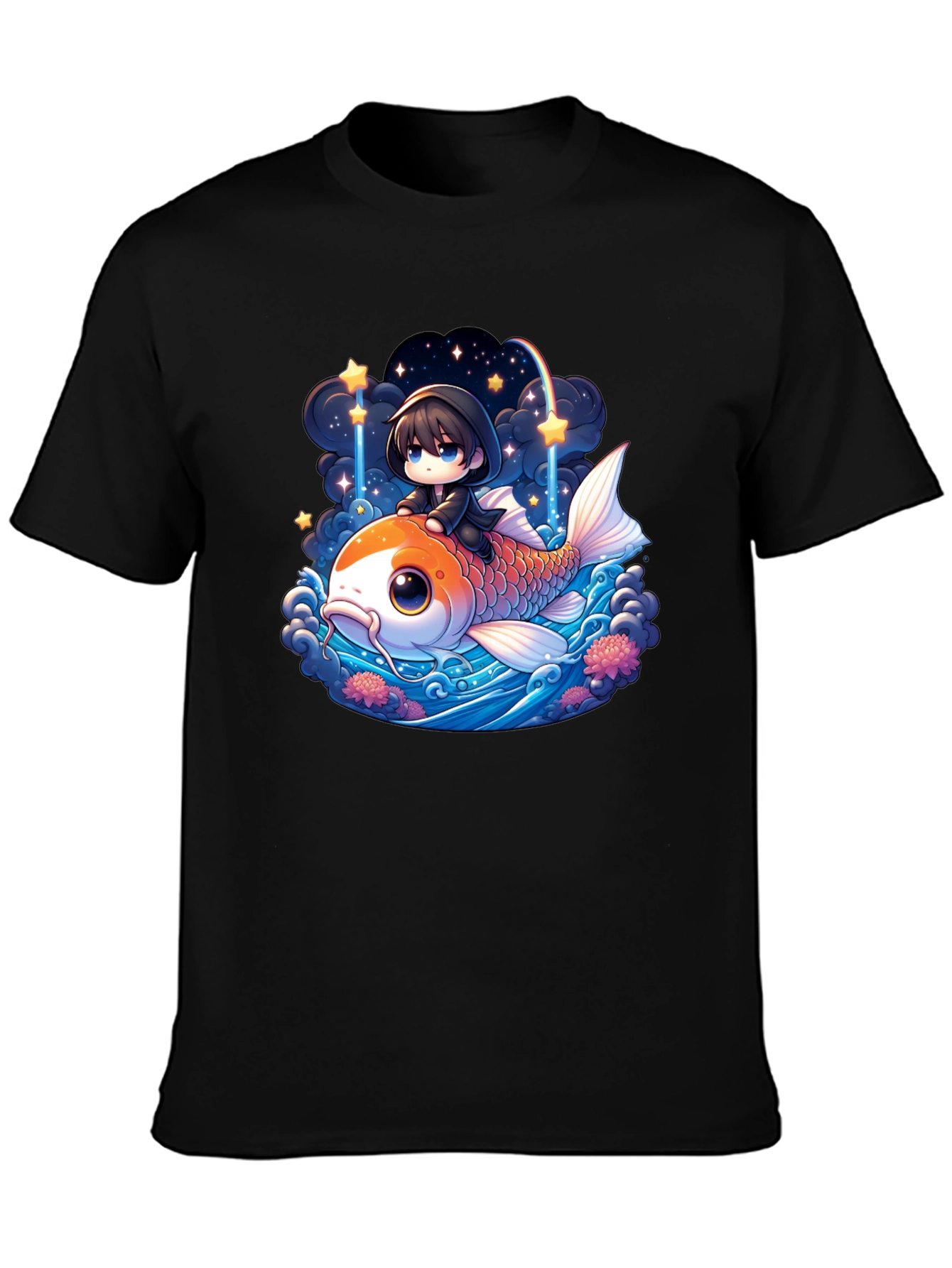 Koi Fish Anime Graphic Tee