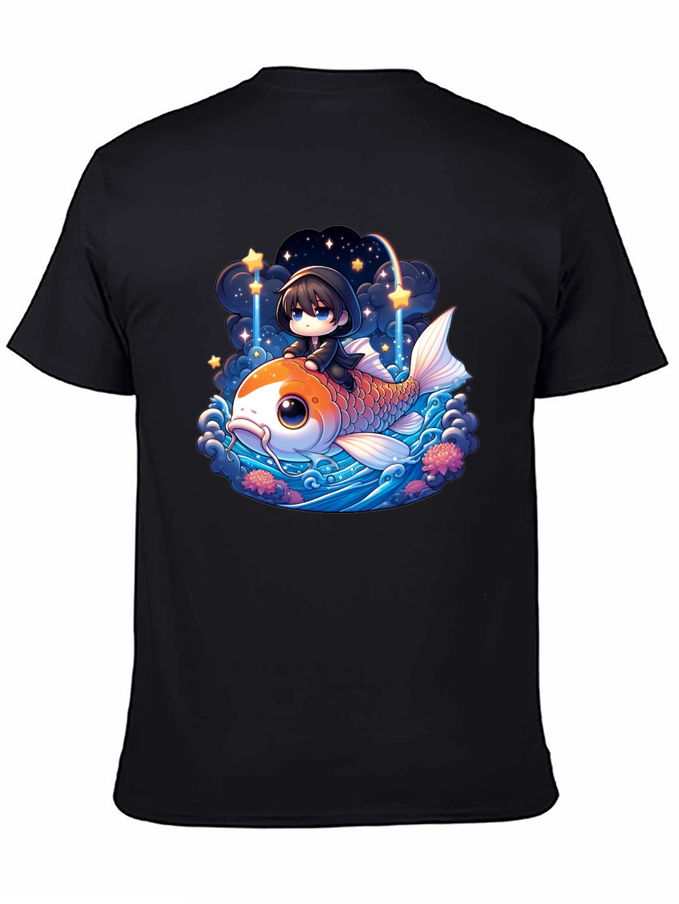 Koi Fish Anime Graphic Tee