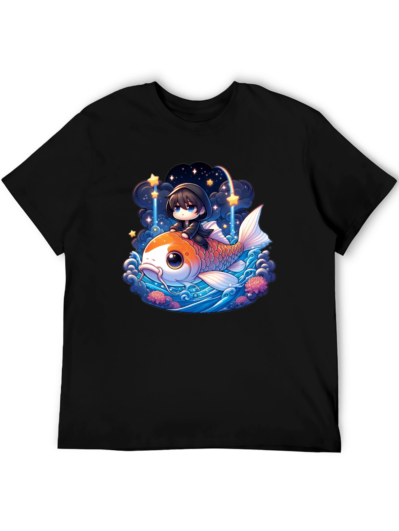 Koi Fish Anime Graphic Tee