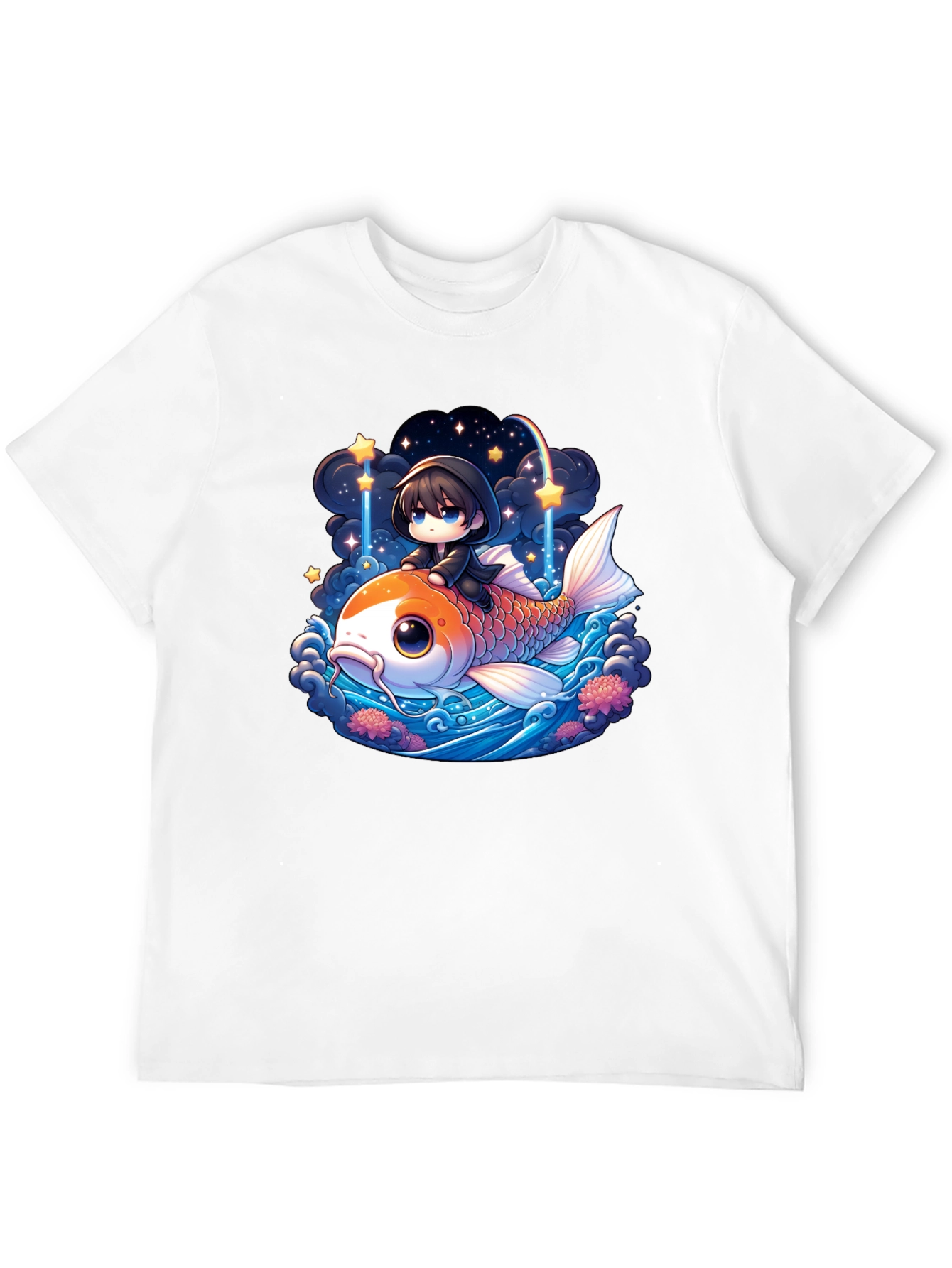 Koi Fish Anime Graphic Tee