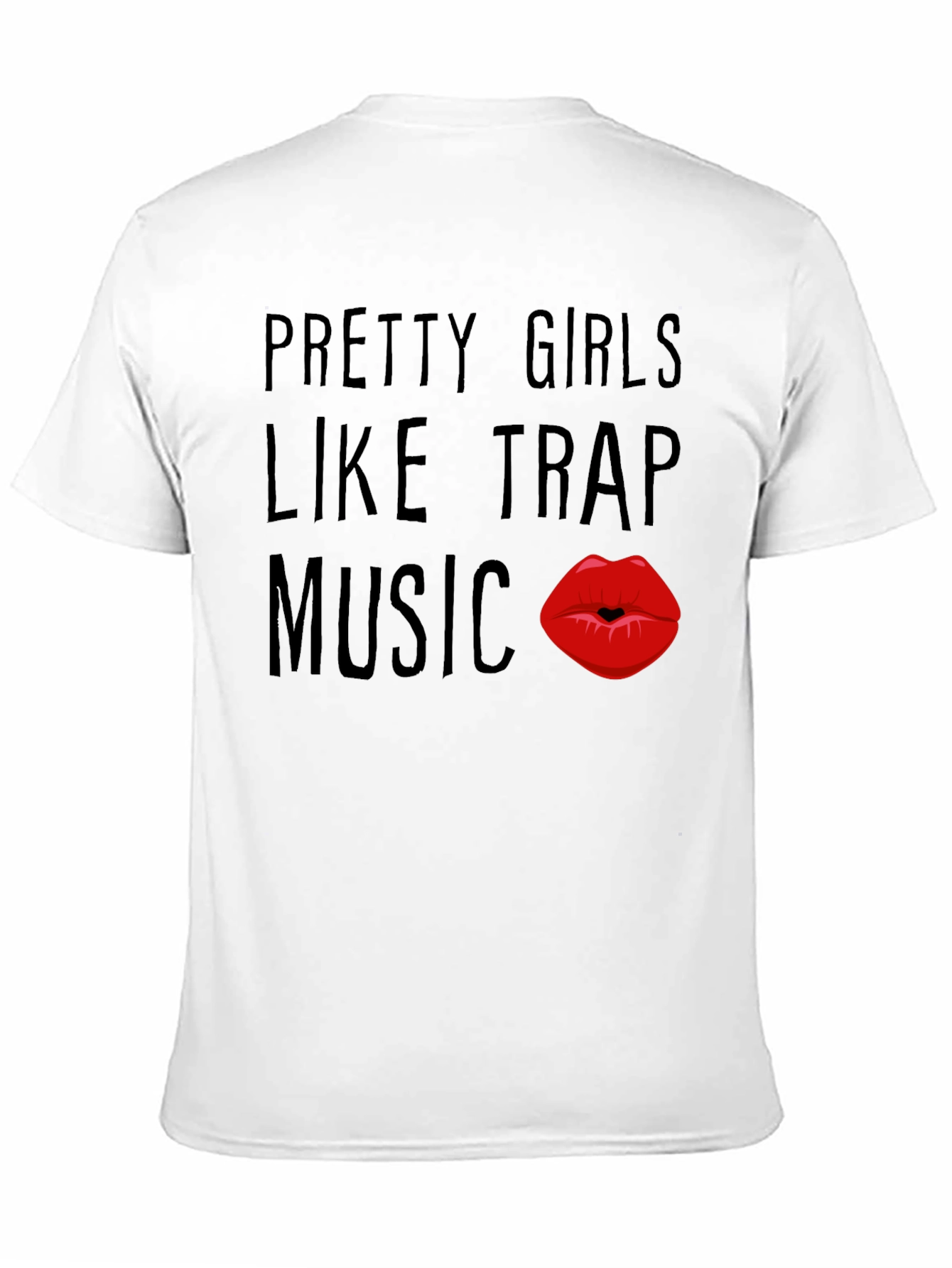 Pretty Girls Like Trap Music Black Graphic Tee