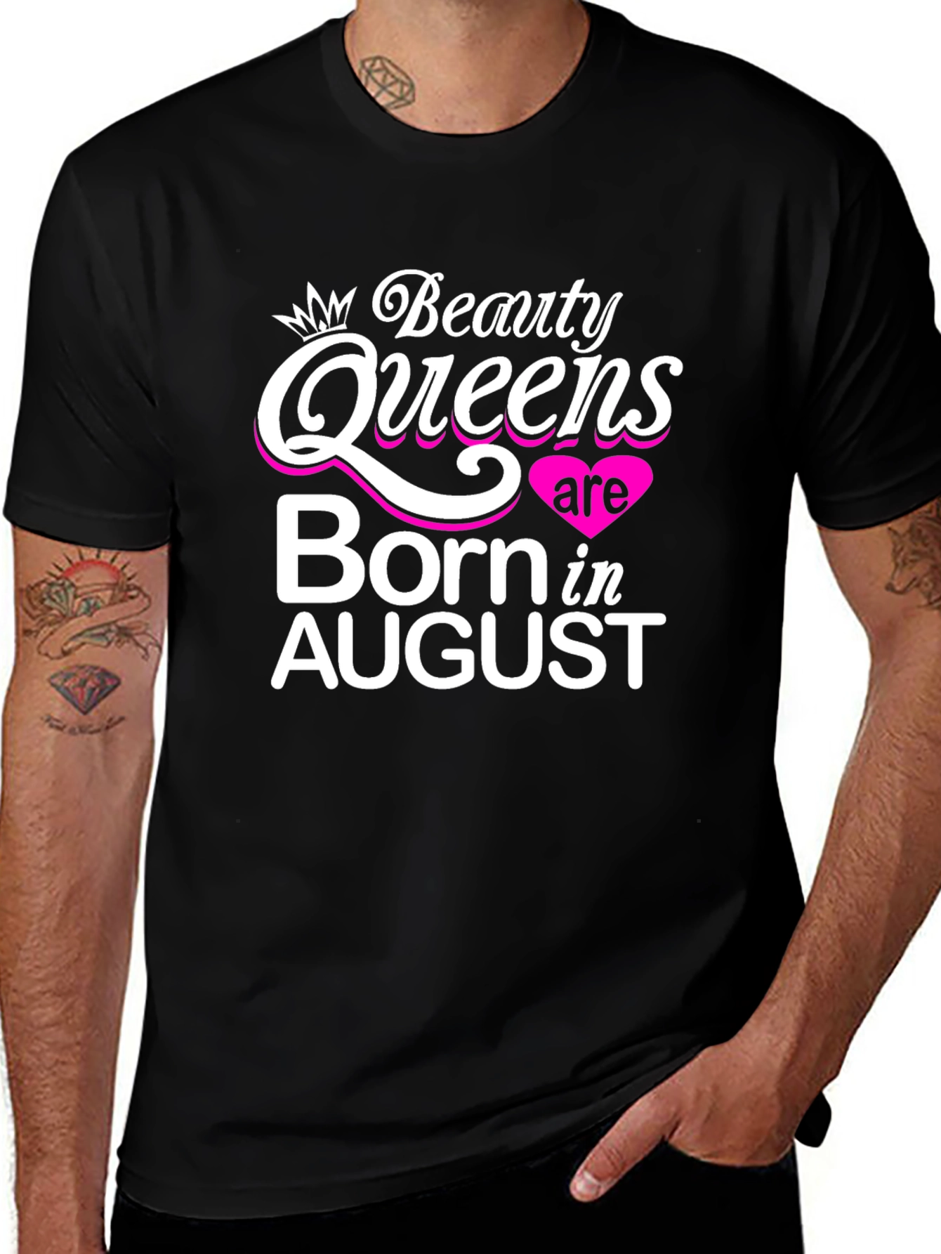 Beauty Queens Born in August T-Shirt