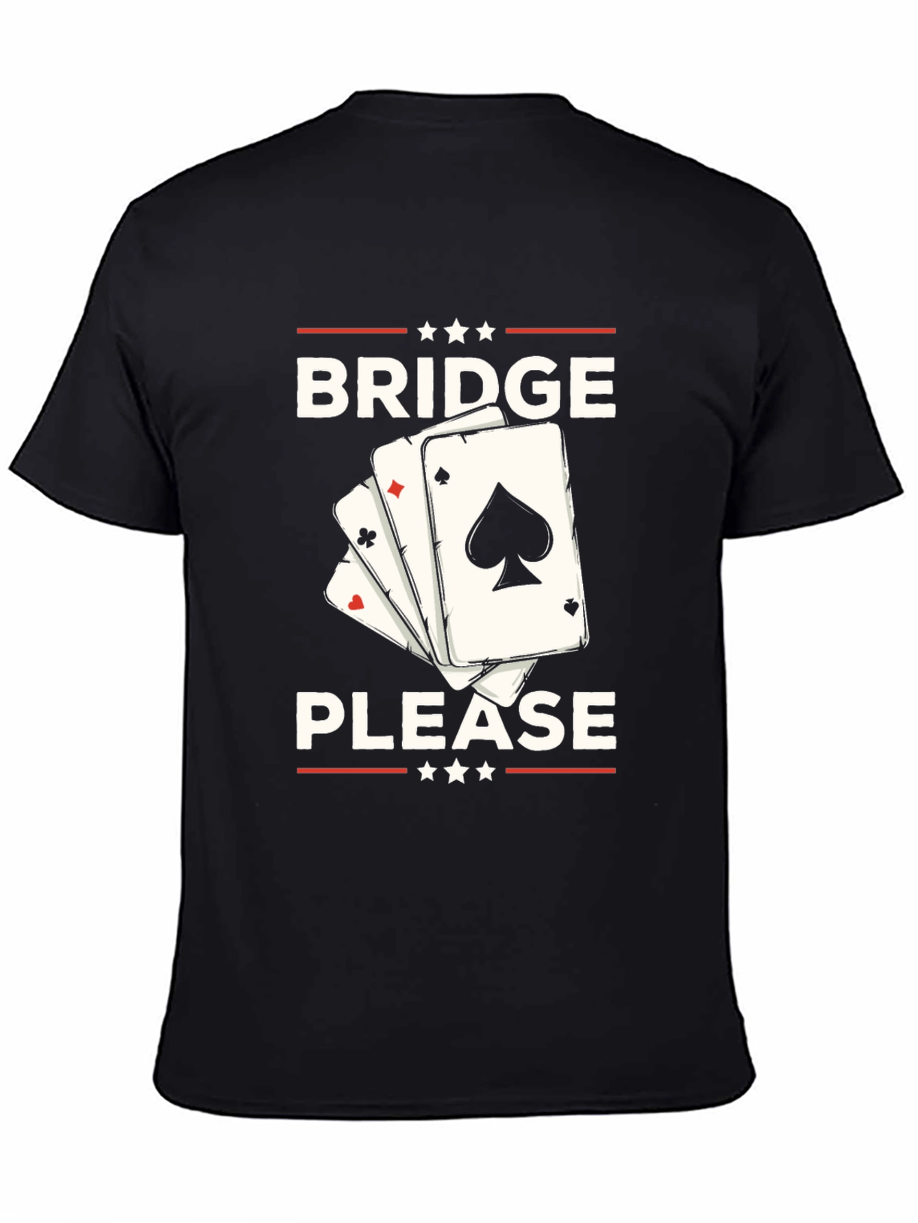 Bridge Please T-Shirt - Black Graphic Tee