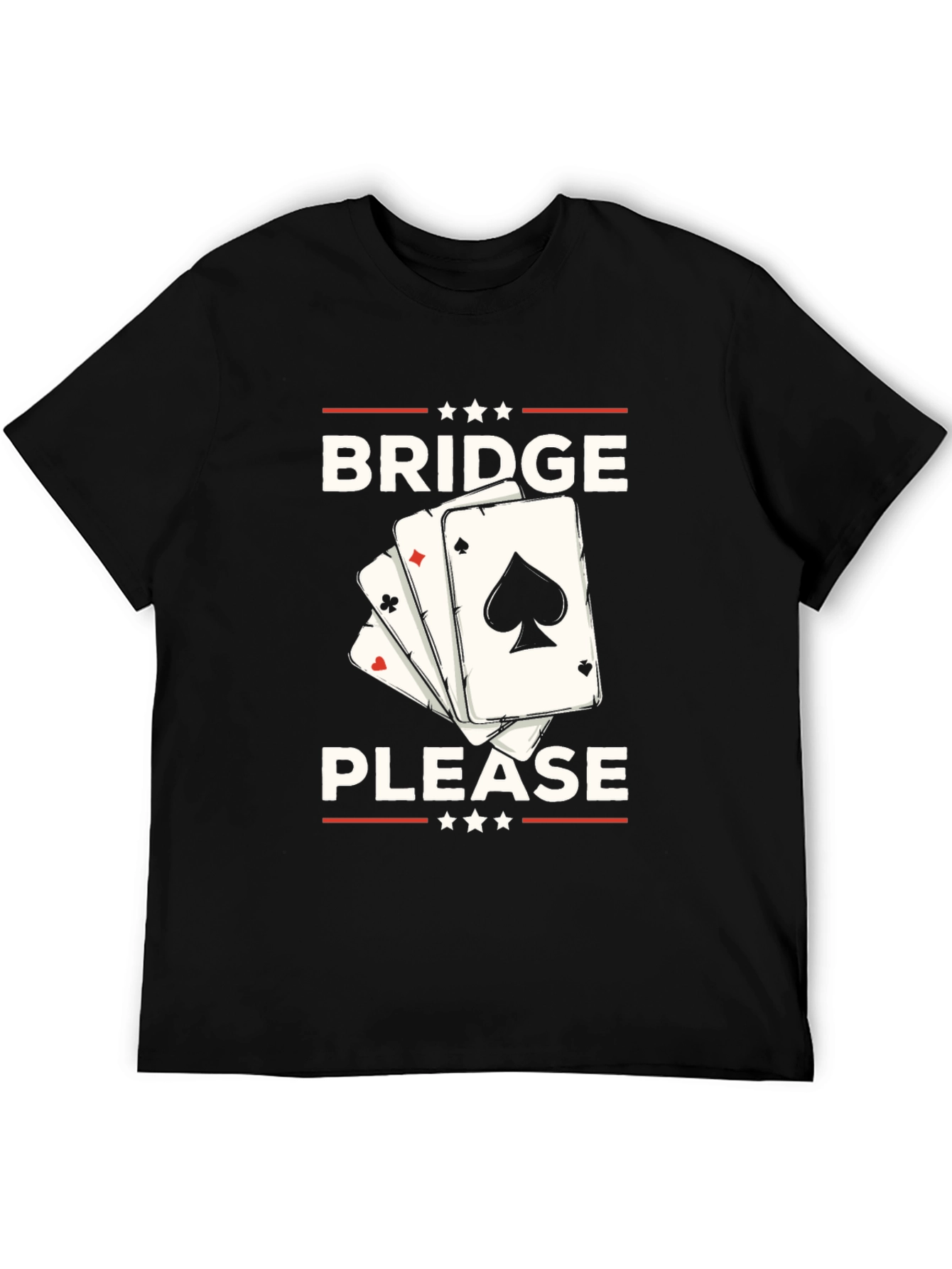 Bridge Please T-Shirt - Black Graphic Tee