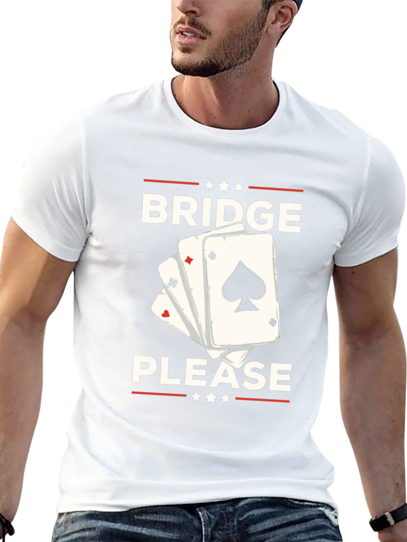 Bridge Please T-Shirt - Black Graphic Tee