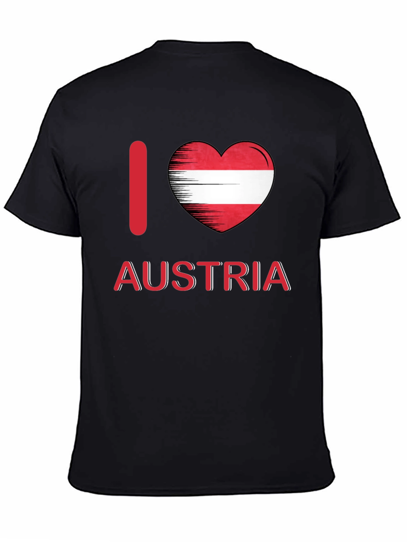 I Love Austria Flag Heart T-Shirt