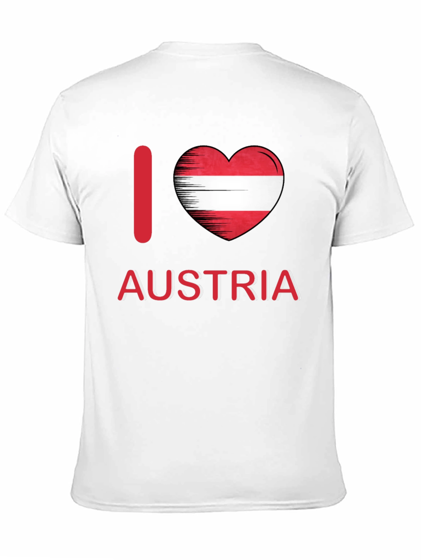 I Love Austria Flag Heart T-Shirt