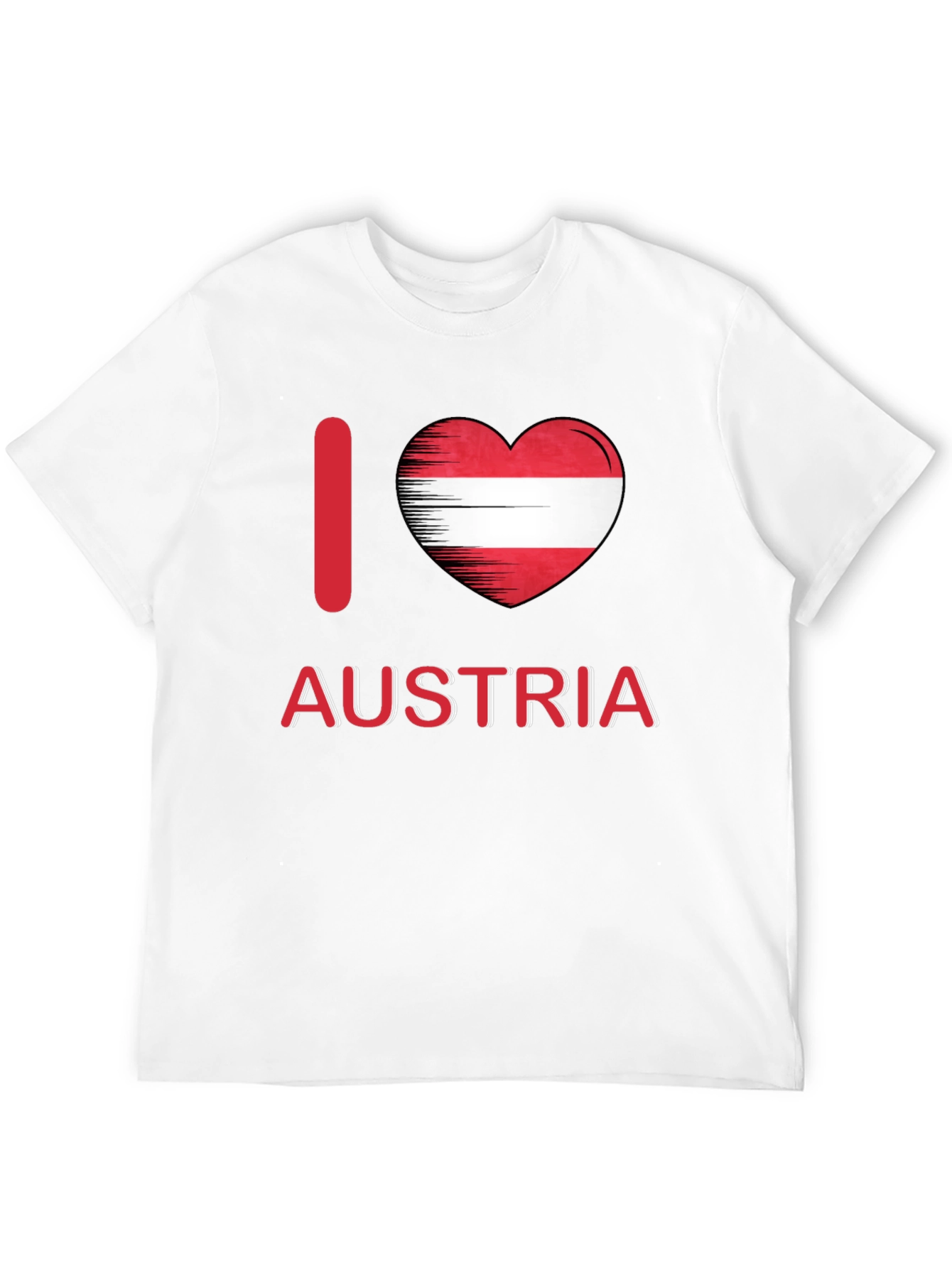 I Love Austria Flag Heart T-Shirt