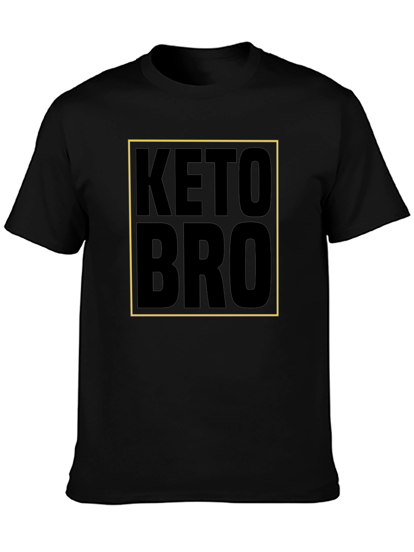 Keto Bro Graphic Tee - Mens Black T-Shirt
