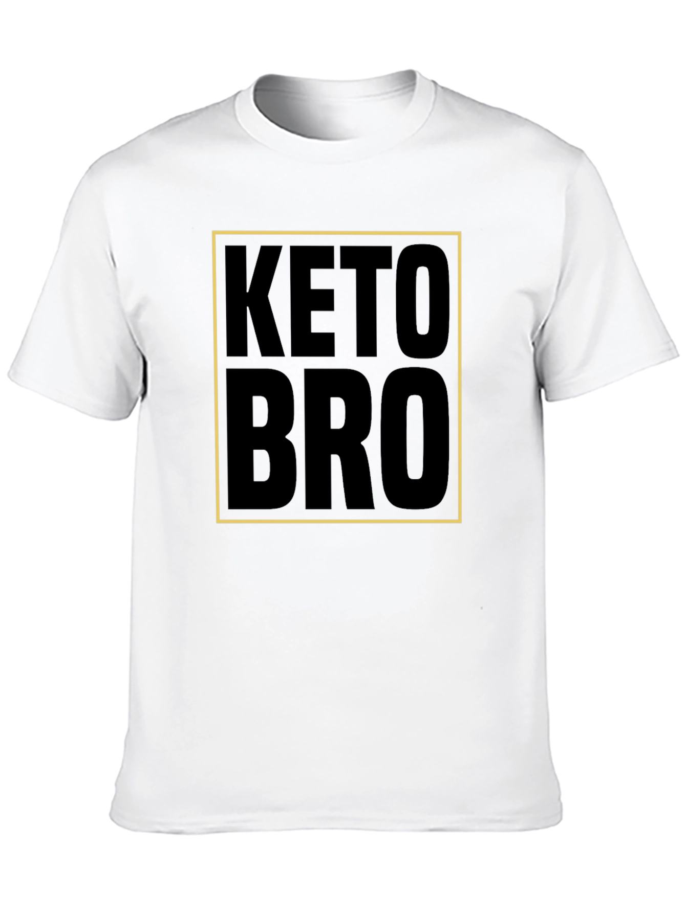 Keto Bro Graphic Tee - Mens Black T-Shirt