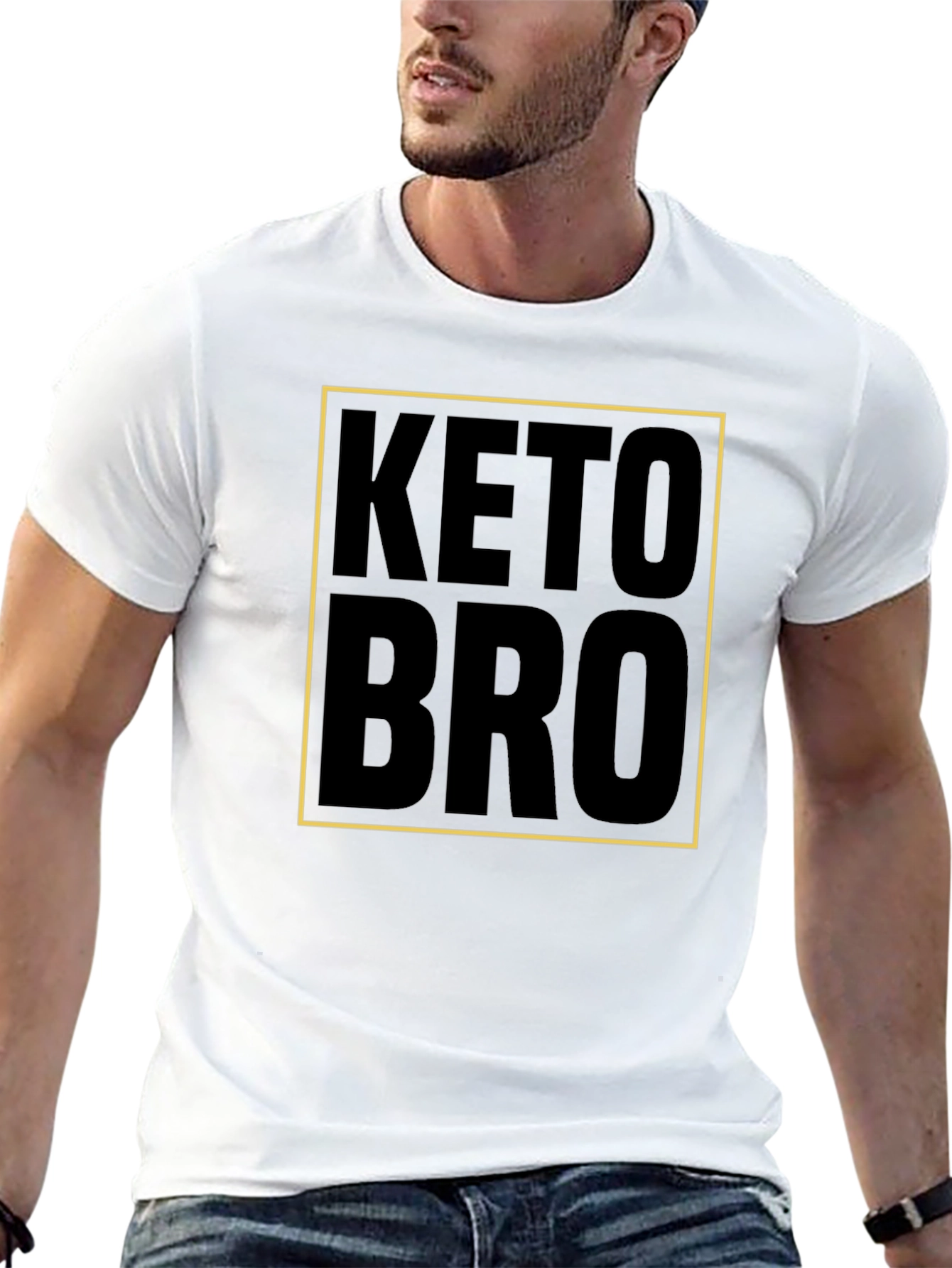 Keto Bro Graphic Tee - Mens Black T-Shirt