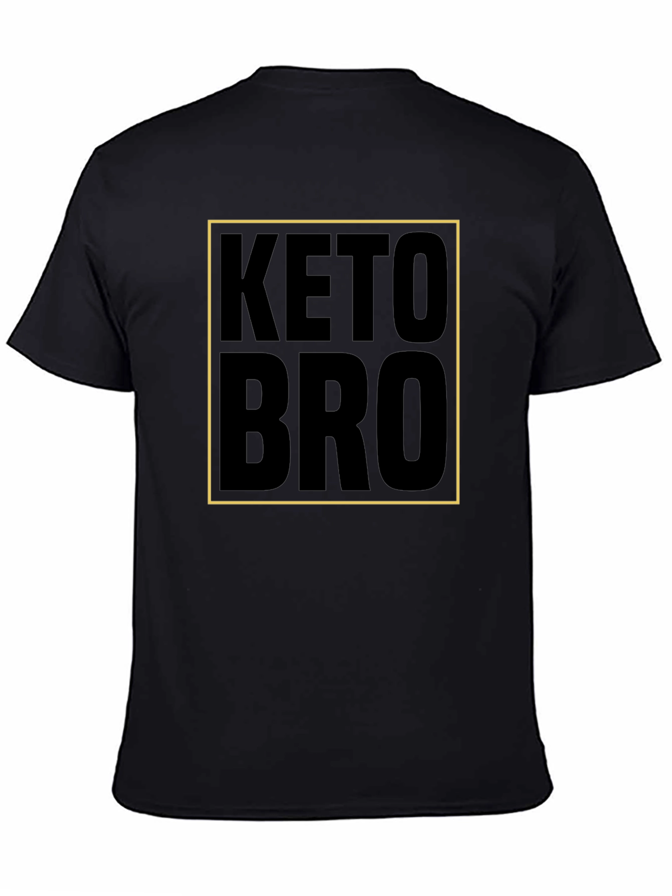 Keto Bro Graphic Tee - Mens Black T-Shirt