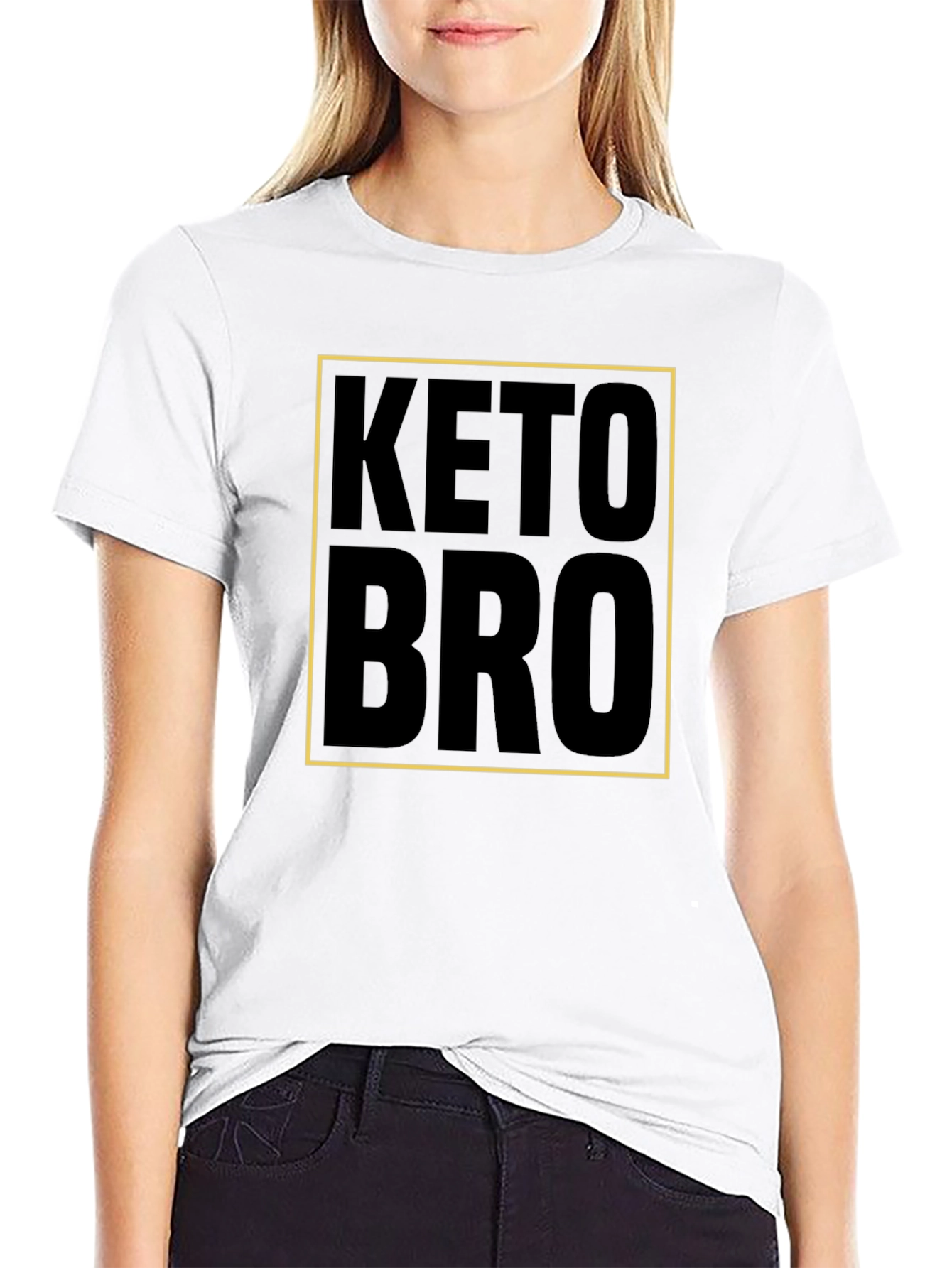 Keto Bro Graphic Tee - Mens Black T-Shirt