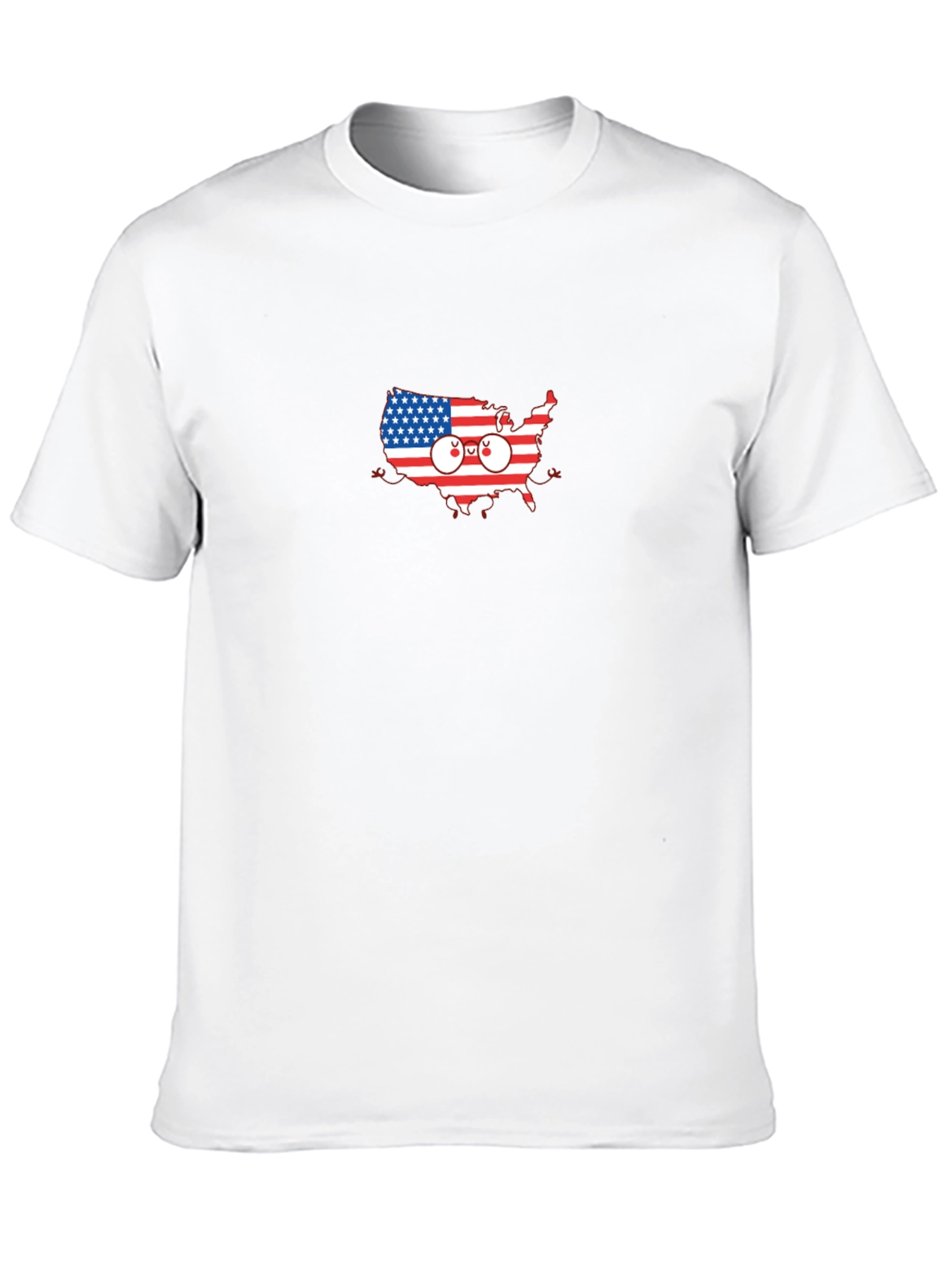 USA Map T-Shirt - Novelty Graphic Tee