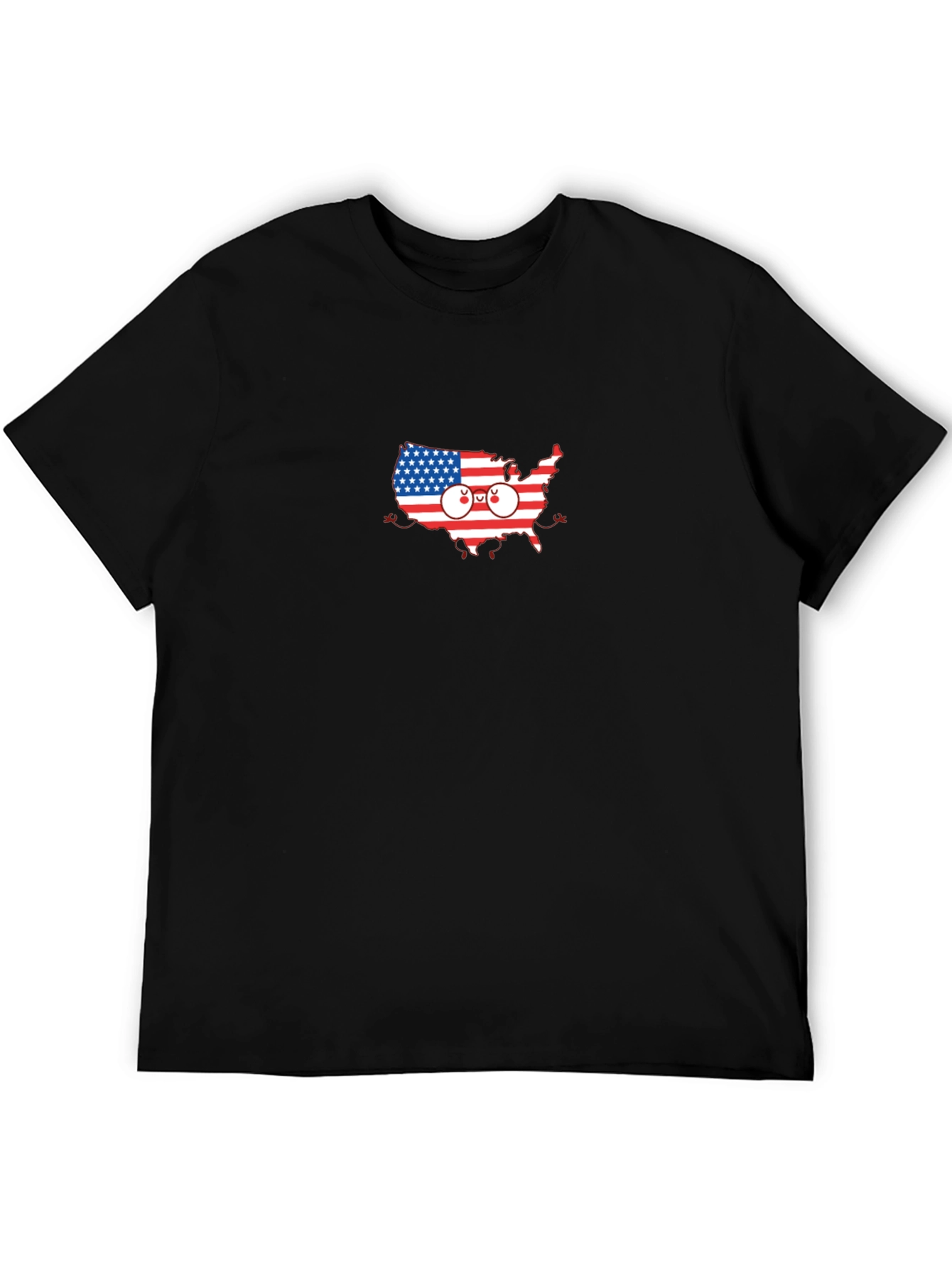 USA Map T-Shirt - Novelty Graphic Tee