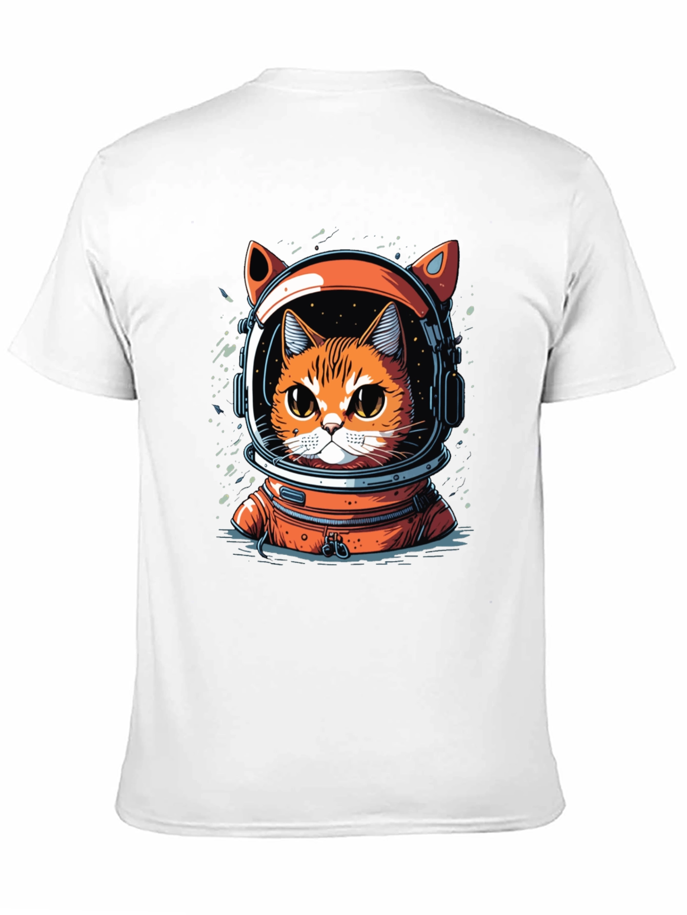 Cat Astronaut Graphic T-Shirt
