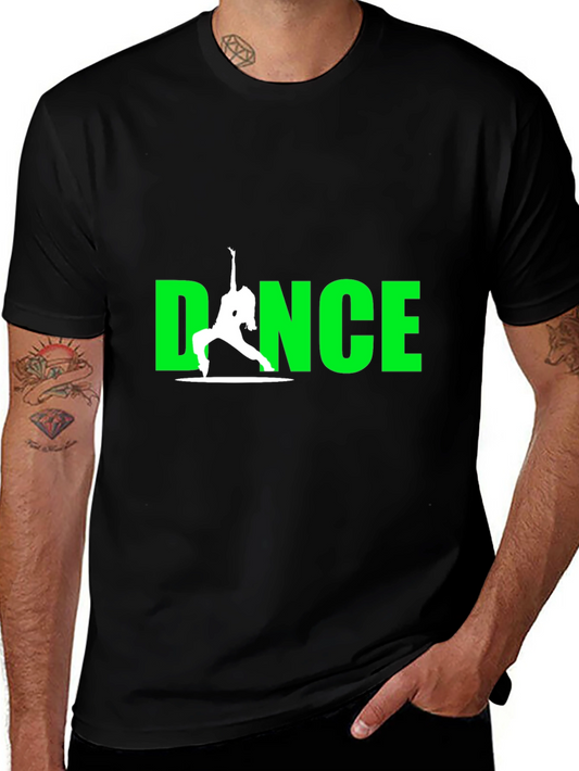 Dance Silhouette Graphic Black Tee