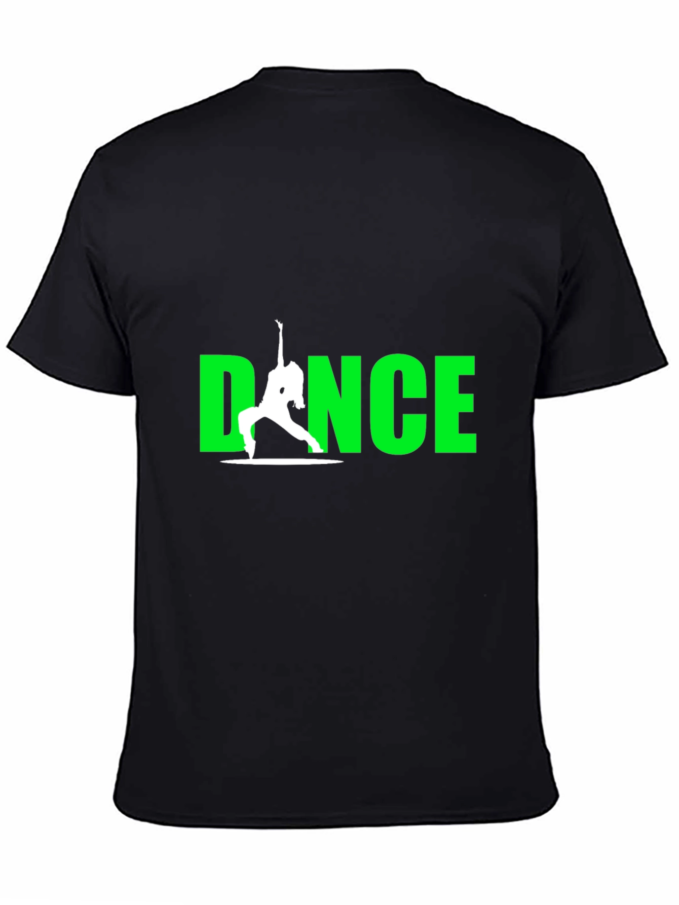 Dance Silhouette Graphic Black Tee