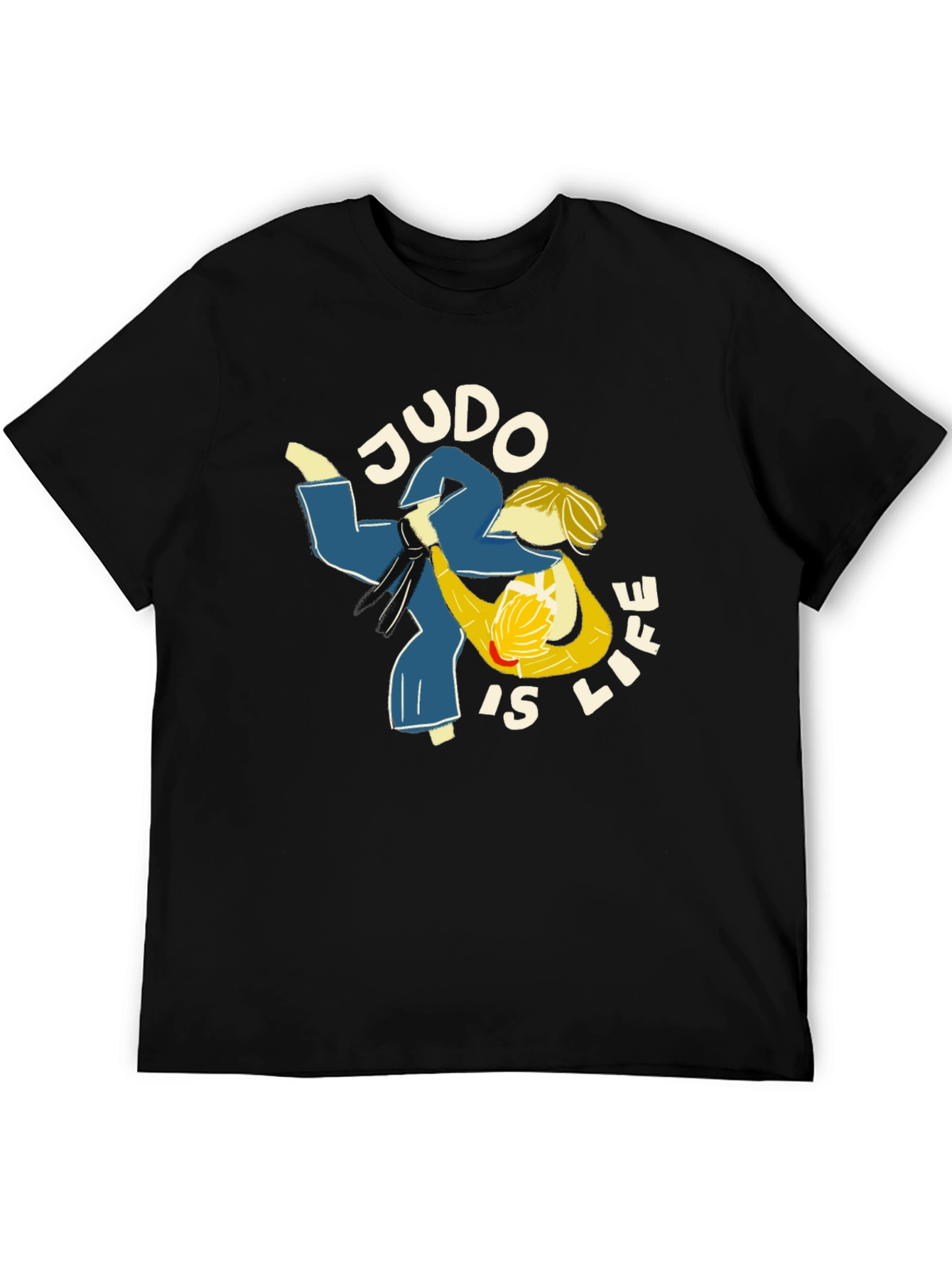 Judo Is Life Black T-Shirt