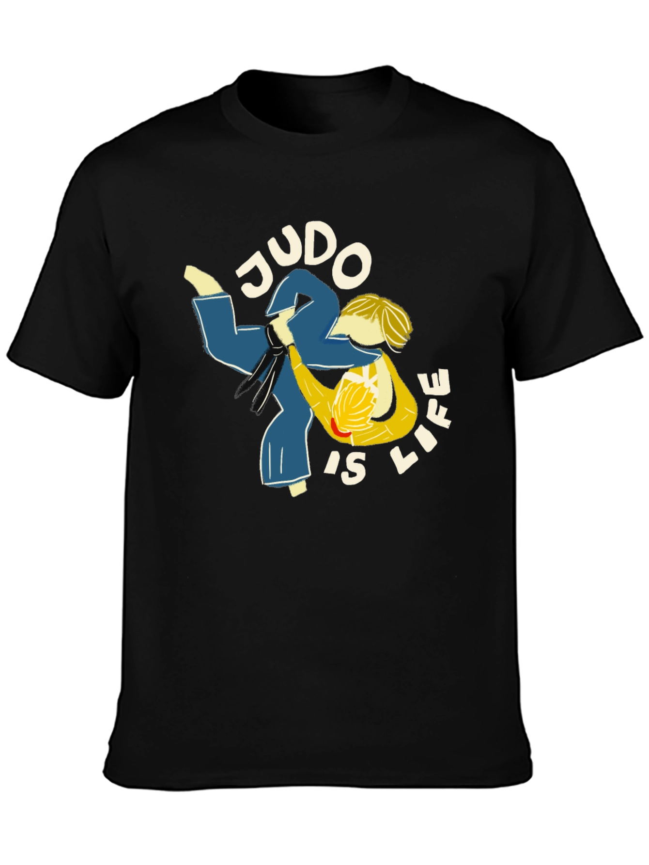 Judo Is Life Black T-Shirt