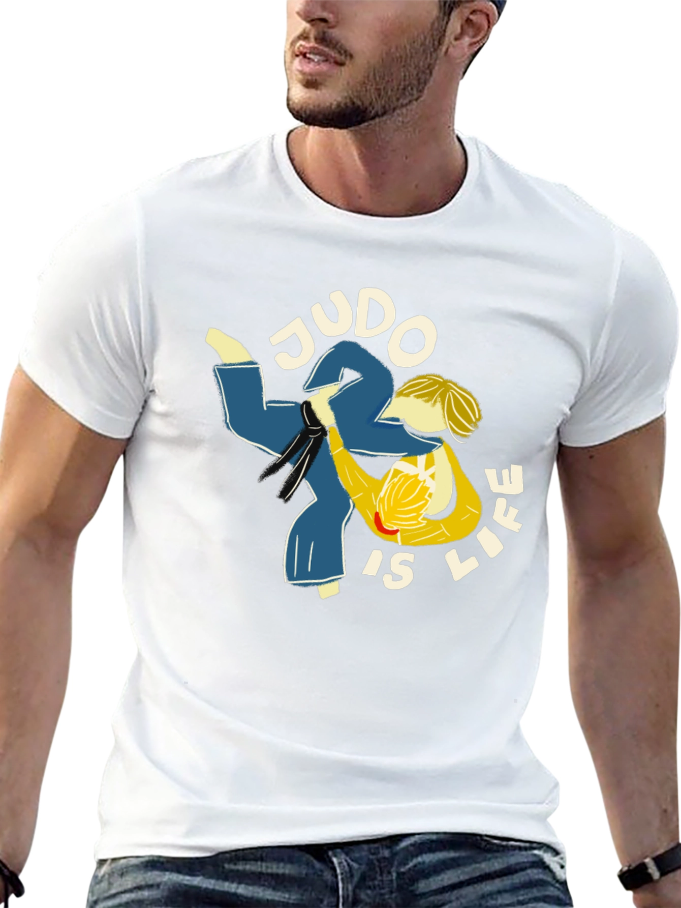 Judo Is Life Black T-Shirt