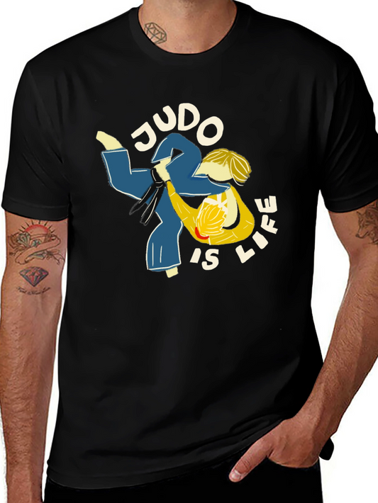Judo Is Life Black T-Shirt