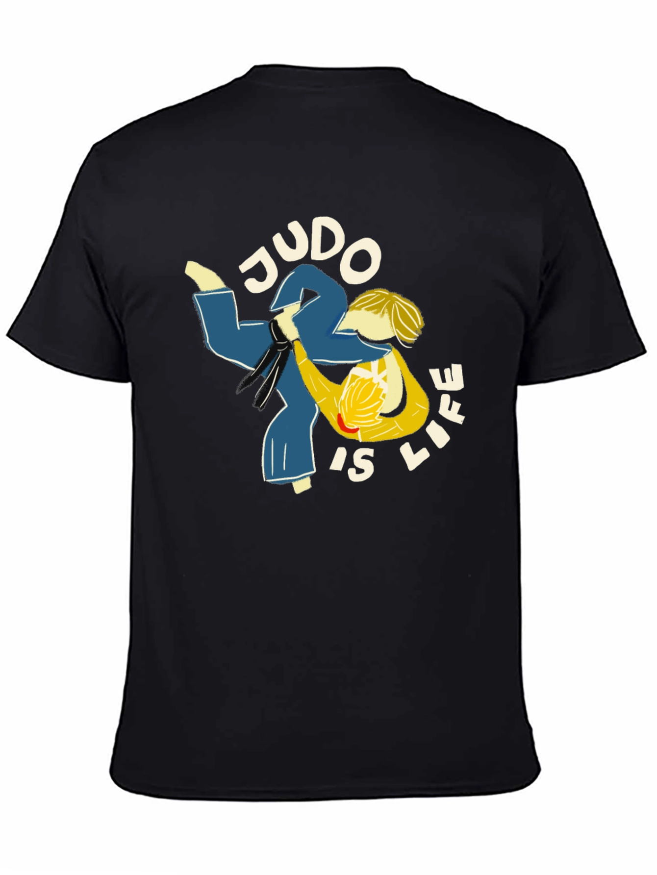 Judo Is Life Black T-Shirt