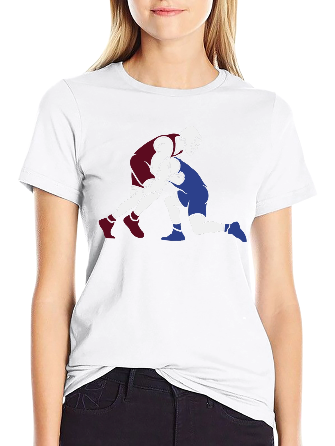 Wrestling Graphic T-Shirt