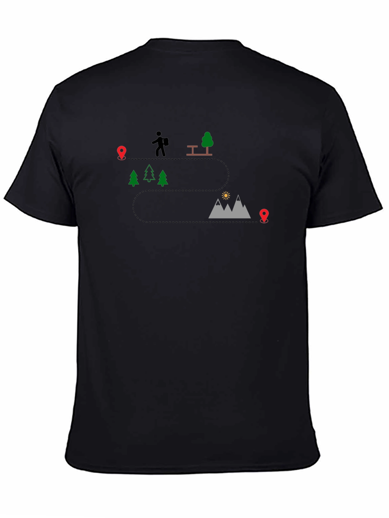 Hiking Trail Graphic Tee - Adventure Awaits