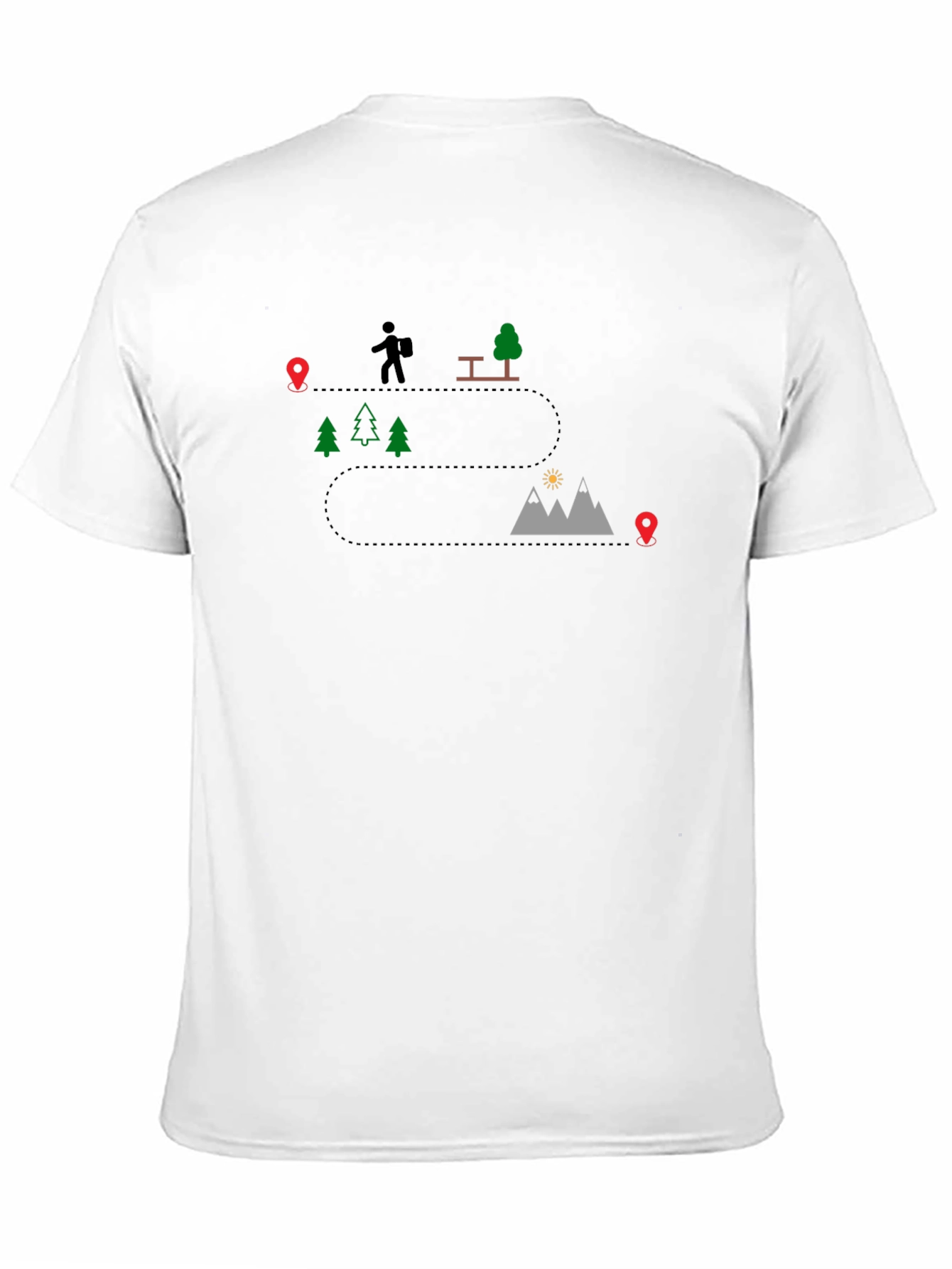 Hiking Trail Graphic Tee - Adventure Awaits