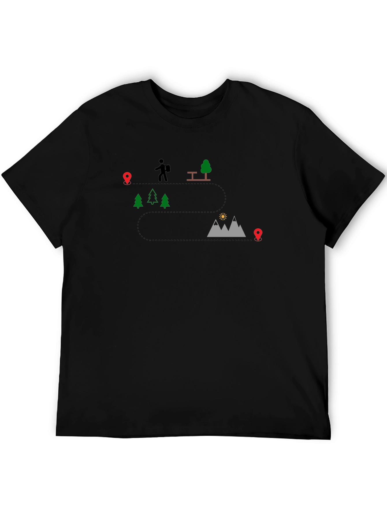 Hiking Trail Graphic Tee - Adventure Awaits
