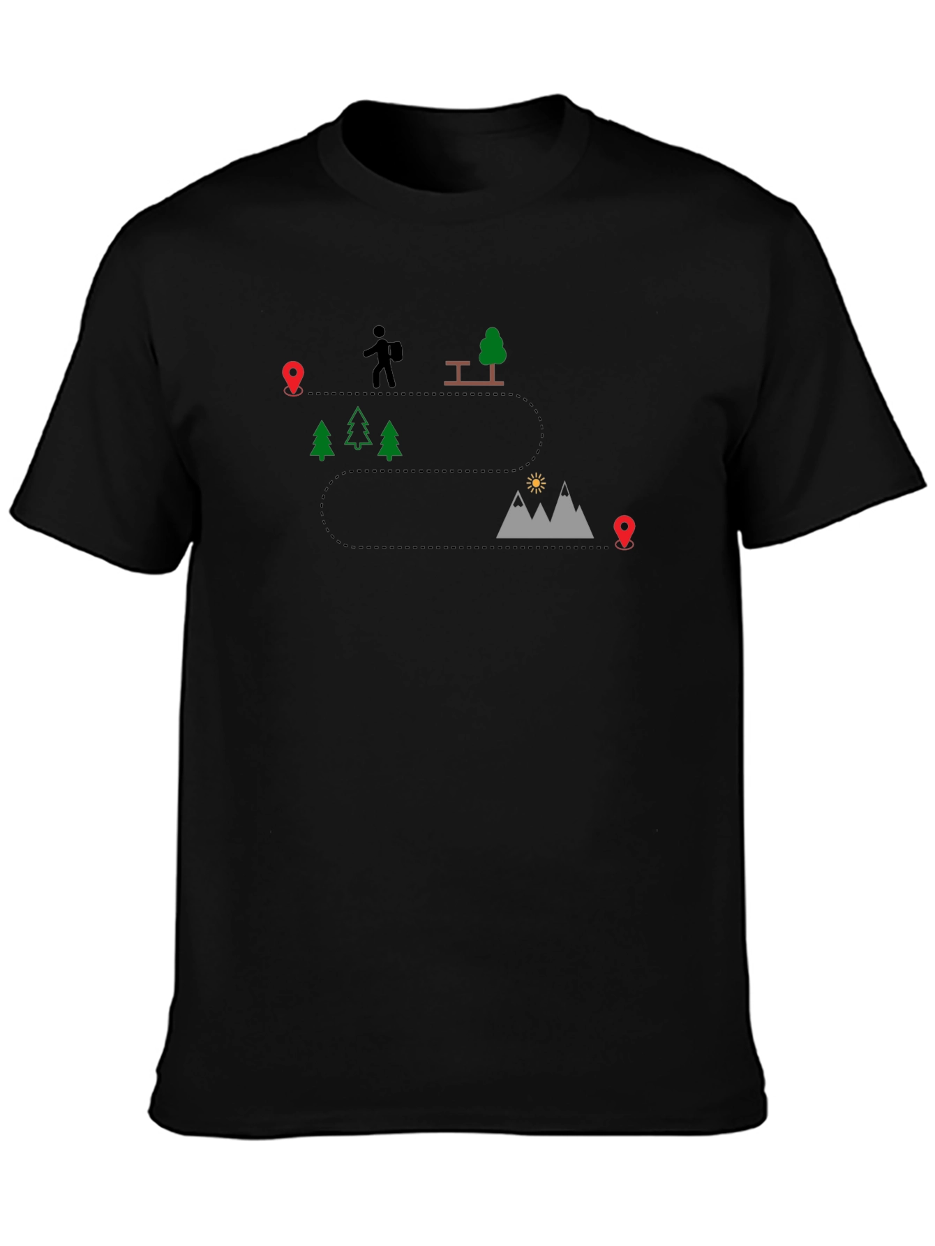 Hiking Trail Graphic Tee - Adventure Awaits