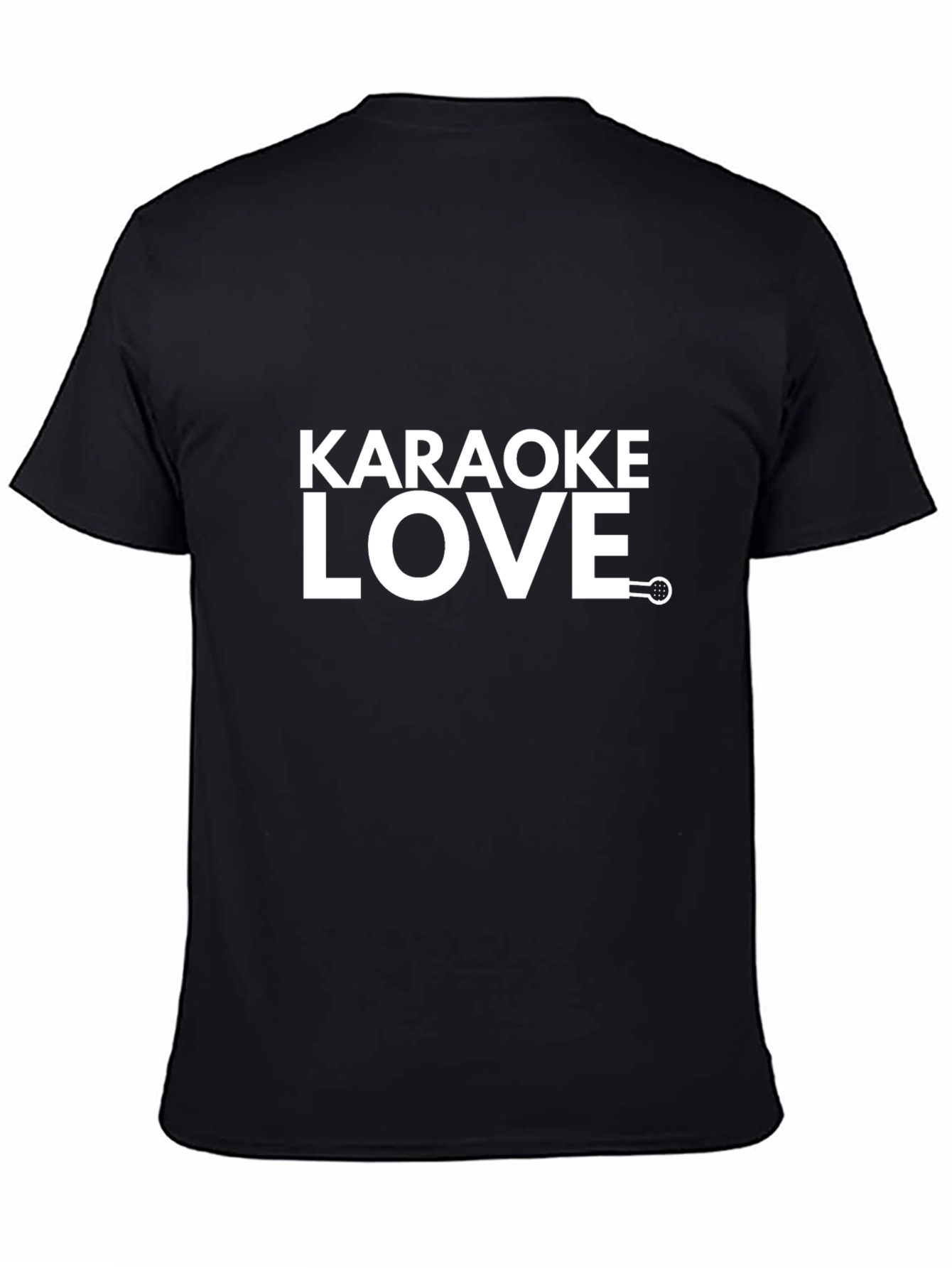 Karaoke Love Black T-Shirt