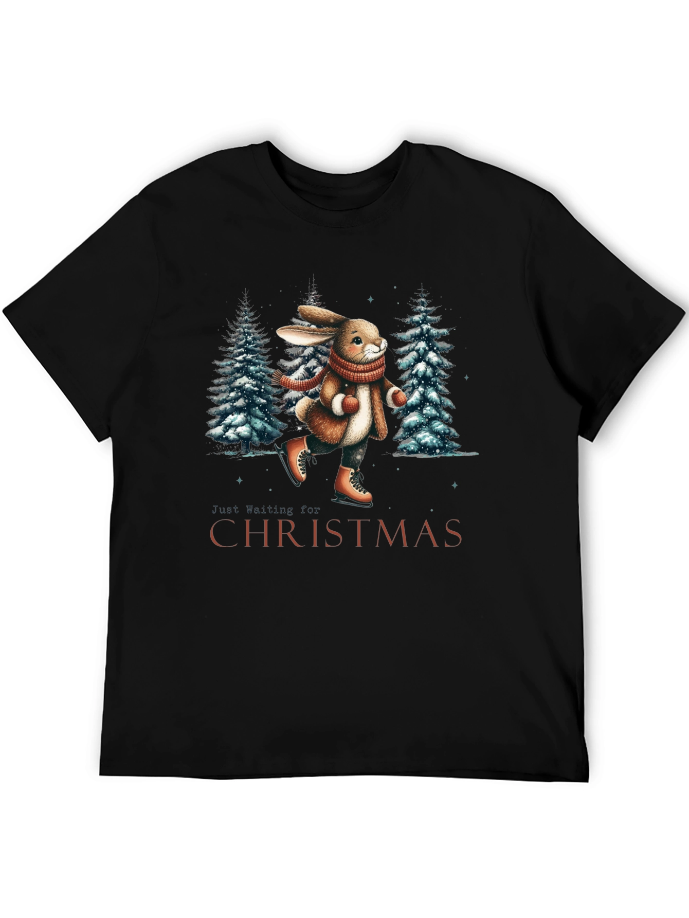 Festive Rabbit Christmas T-Shirt