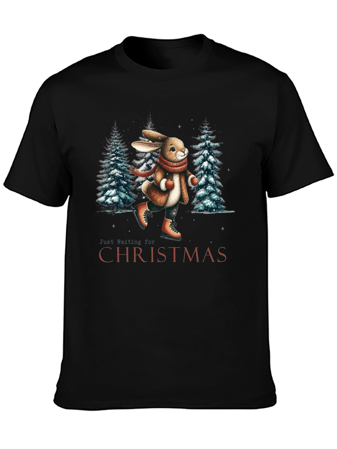 Festive Rabbit Christmas T-Shirt