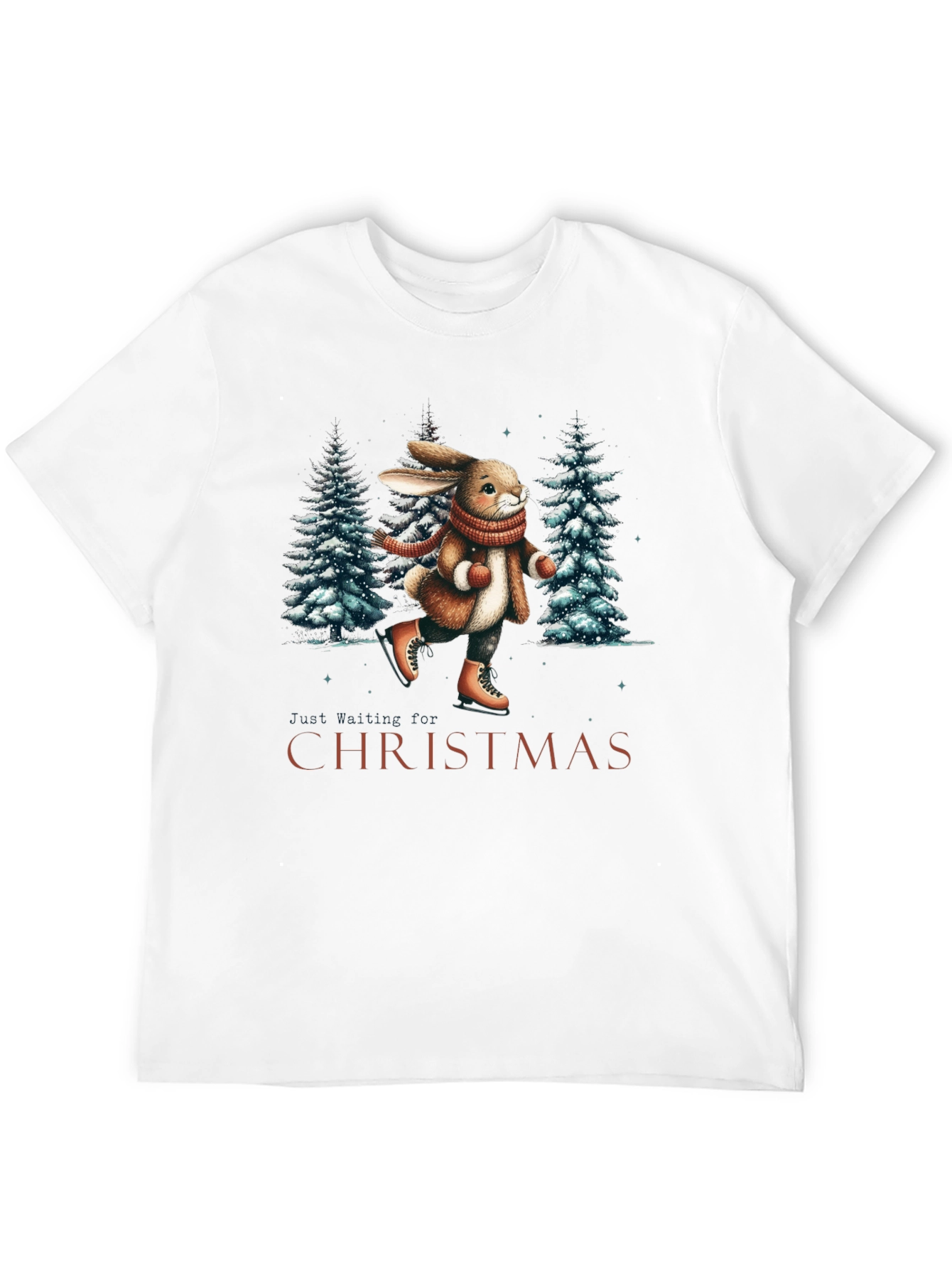 Festive Rabbit Christmas T-Shirt