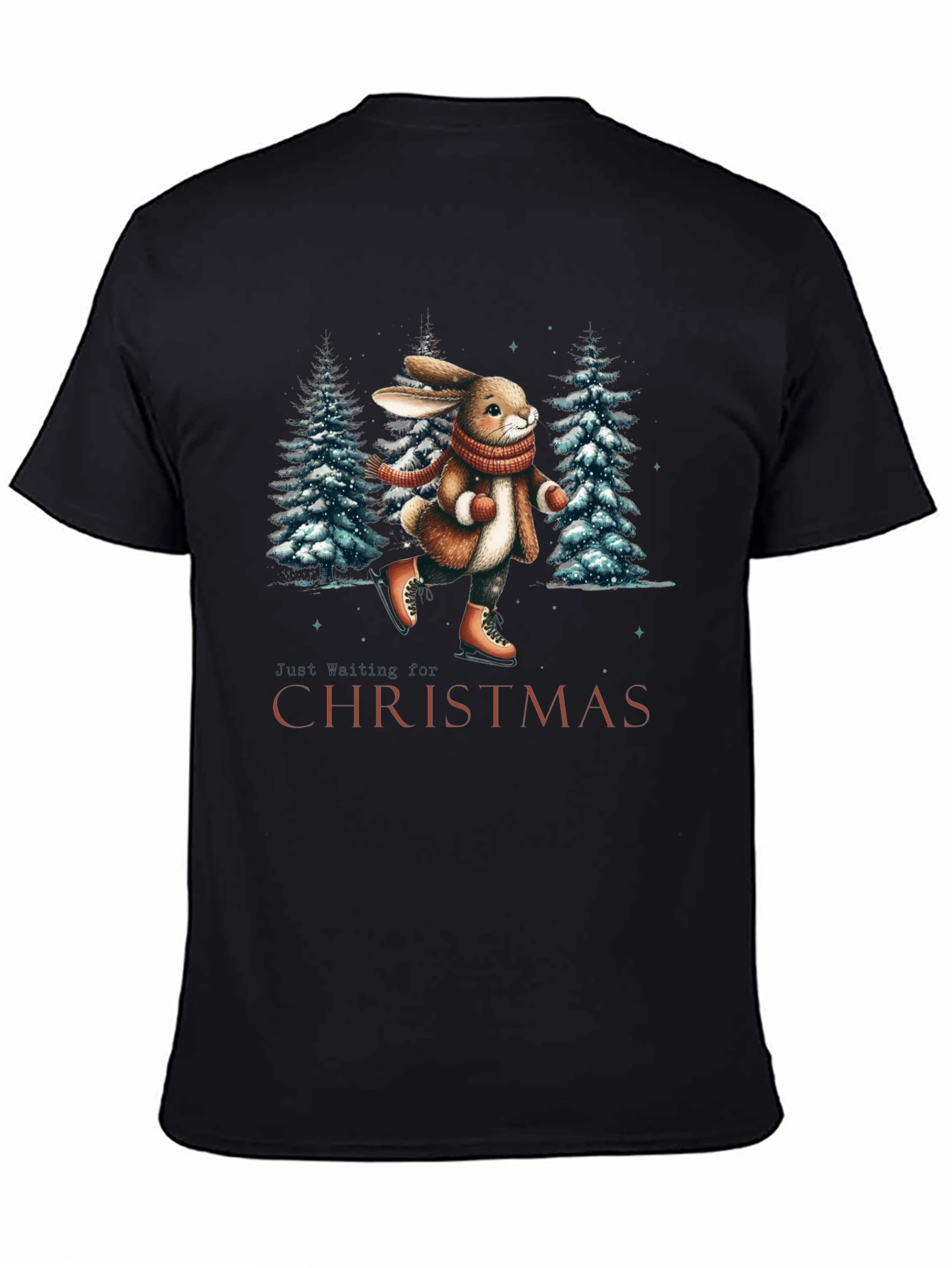Festive Rabbit Christmas T-Shirt
