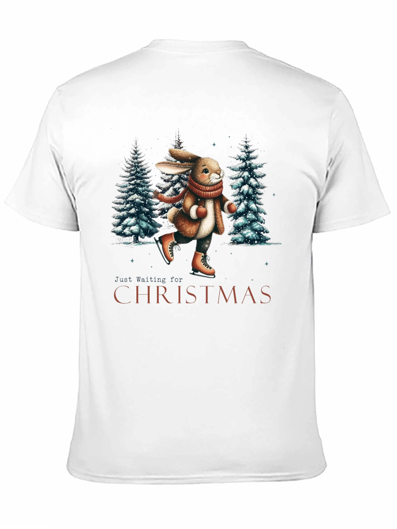 Festive Rabbit Christmas T-Shirt