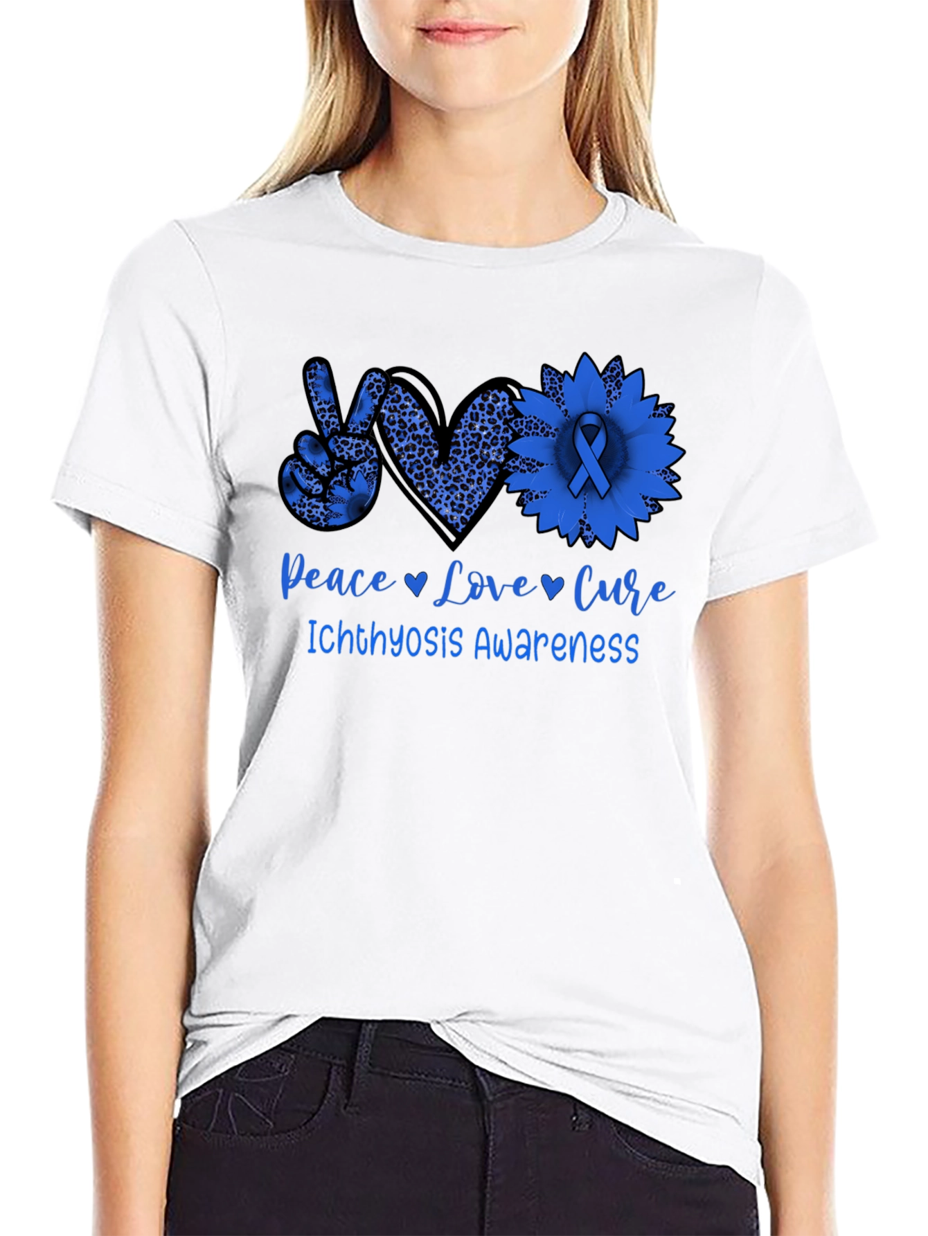 Ichthyosis Awareness Graphic T-Shirt