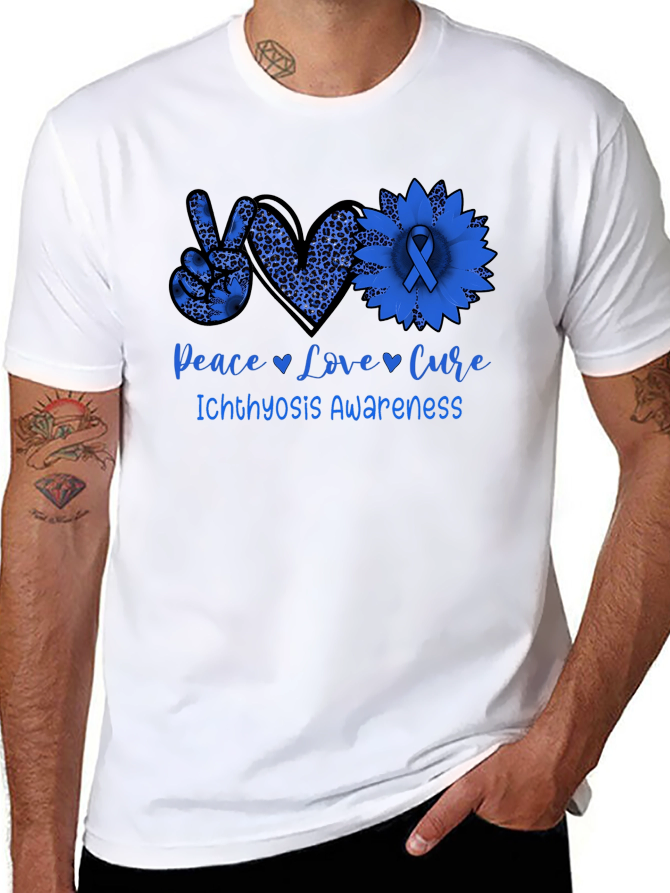 Ichthyosis Awareness Graphic T-Shirt