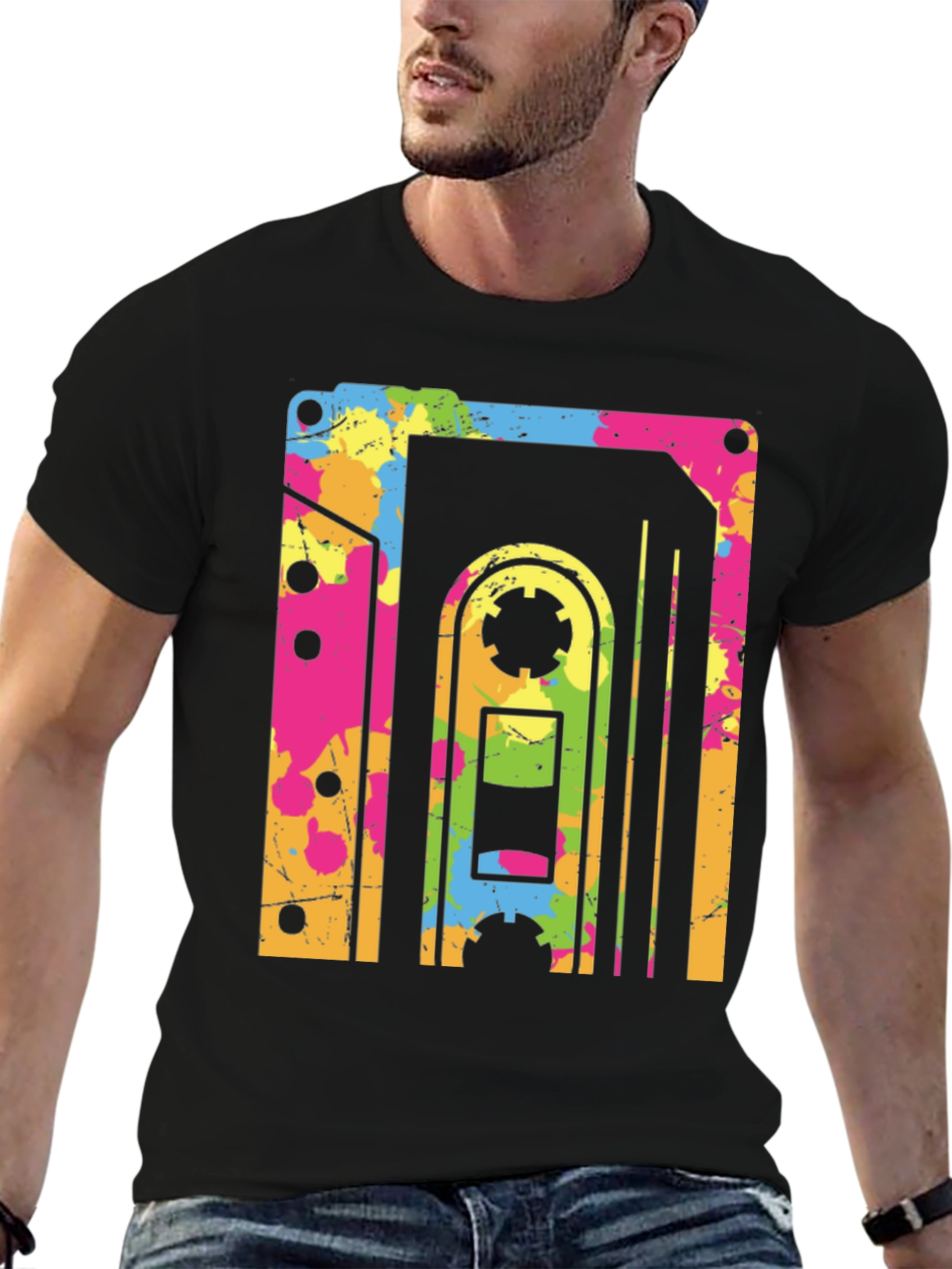 Retro 80s Cassette Tape Graphic Tee