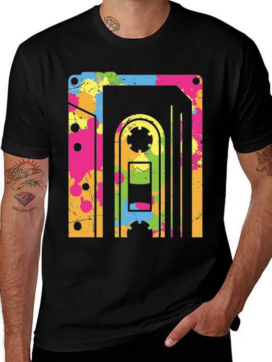 Retro 80s Cassette Tape Graphic Tee