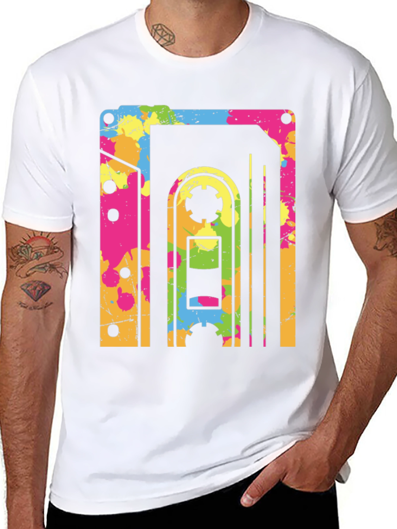 Retro 80s Cassette Tape Graphic Tee