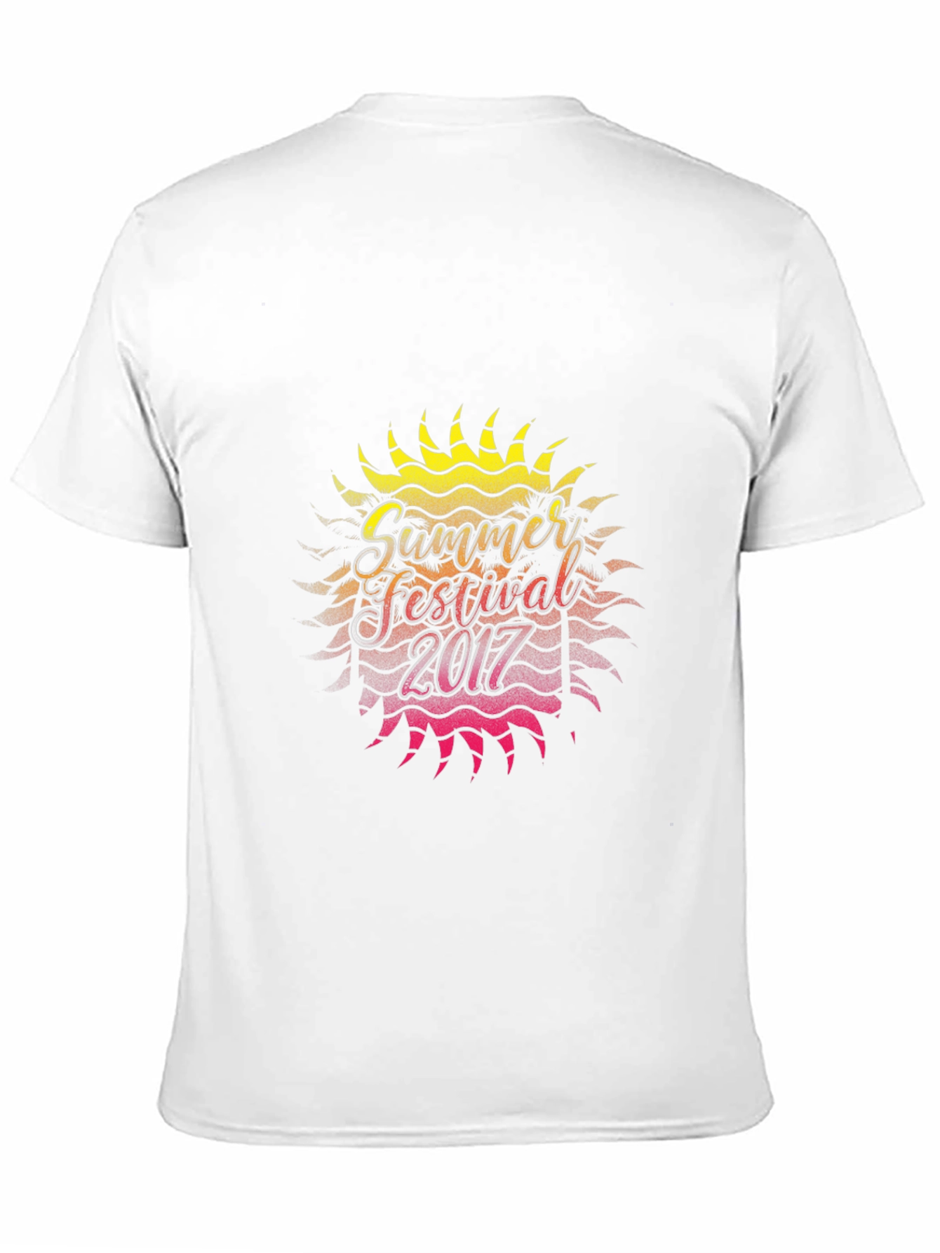 Summer Festival 2017 Graphic Black T-Shirt